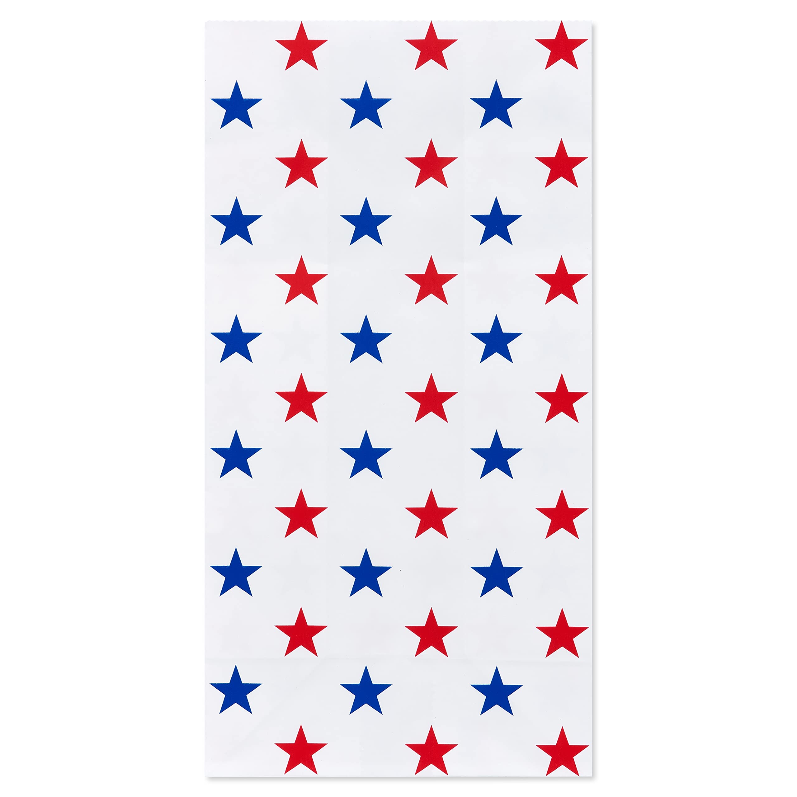 American Greetings 10" Large Patriotic Gift Bags, Red, White and Blue (16-Count) - Image 3