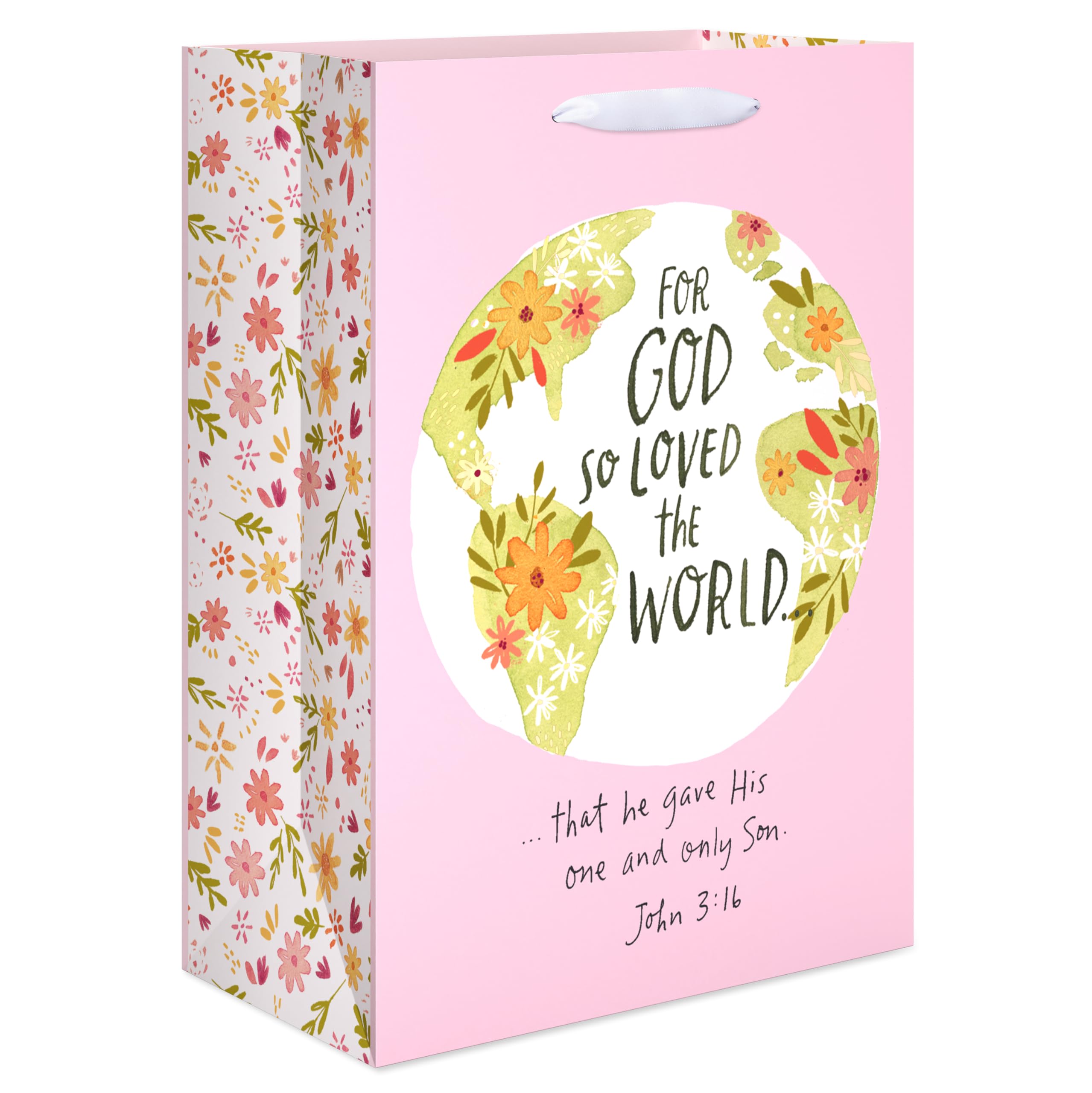 American Greetings 10" Medium Religious Gift Bags (Cross, Bible Verse, Dove) for Baptism, First Holy Communion, Confirmation, Easter, Wedding and Clergy Days - Kathy Davis Designs (5 Bags) - Image 3