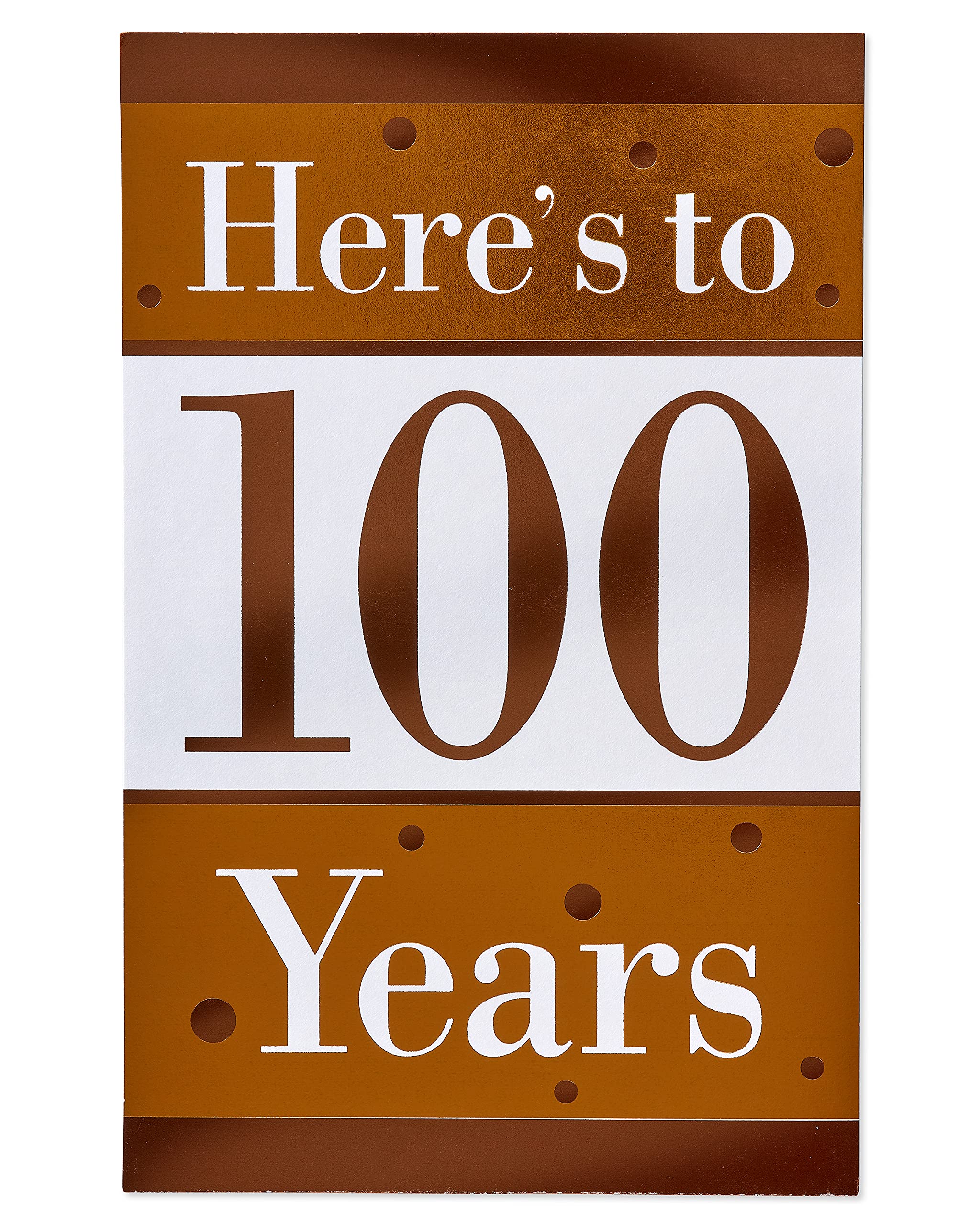 American Greetings 100th Birthday Card (Here's To 100 Years) - Image 5