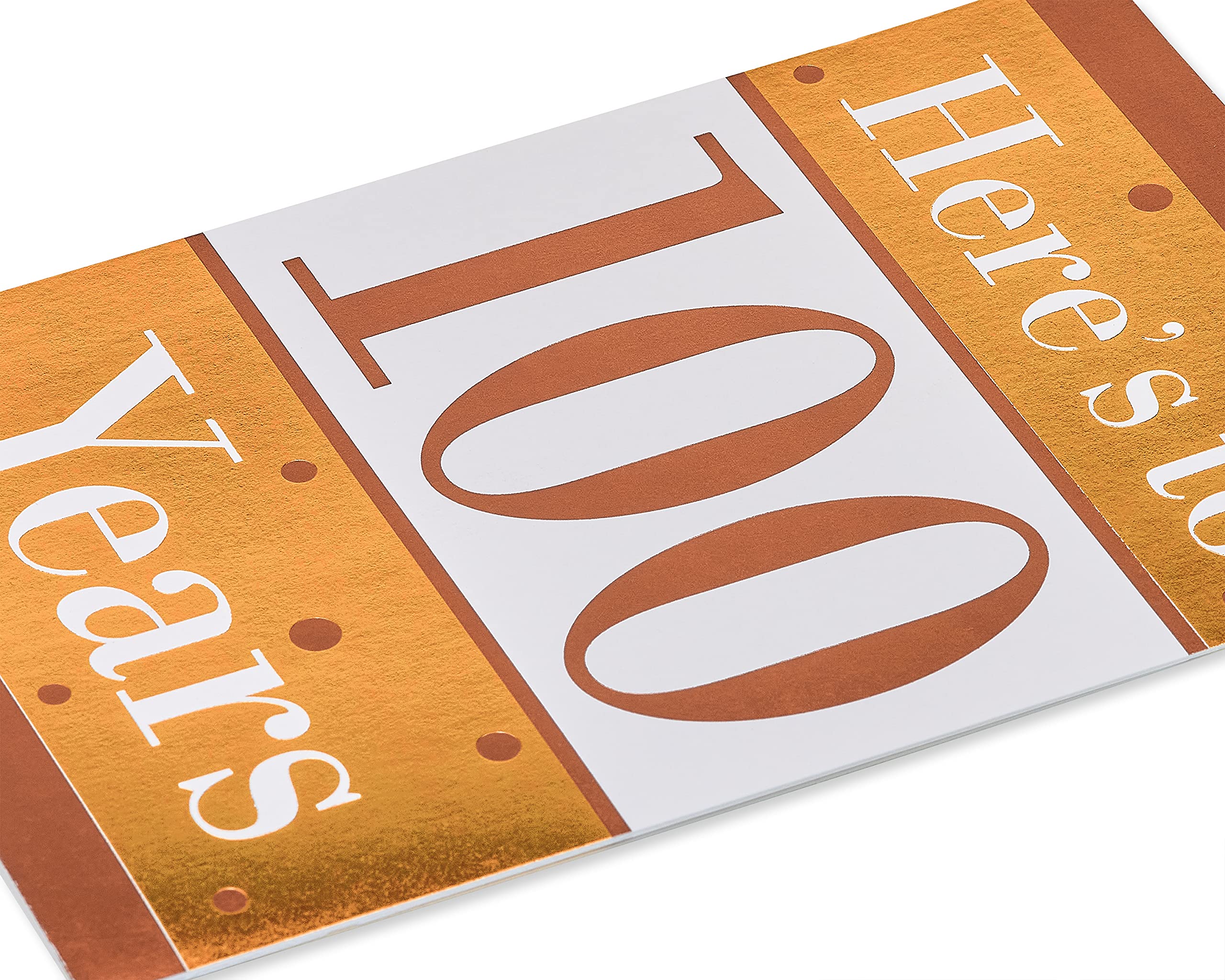 American Greetings 100th Birthday Card (Here's To 100 Years) - Image 6