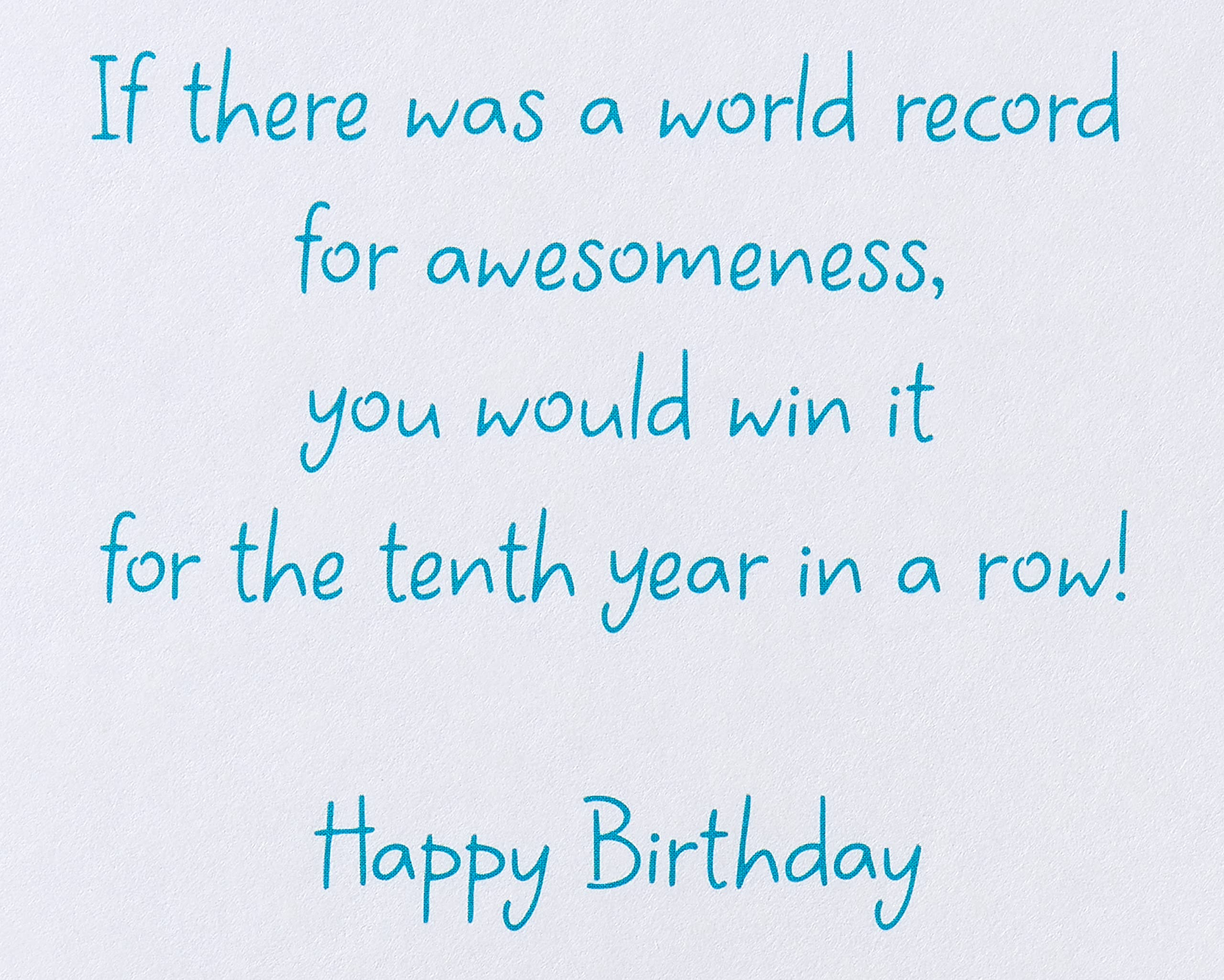 American Greetings 10th Birthday Card (Big 10) - Image 3