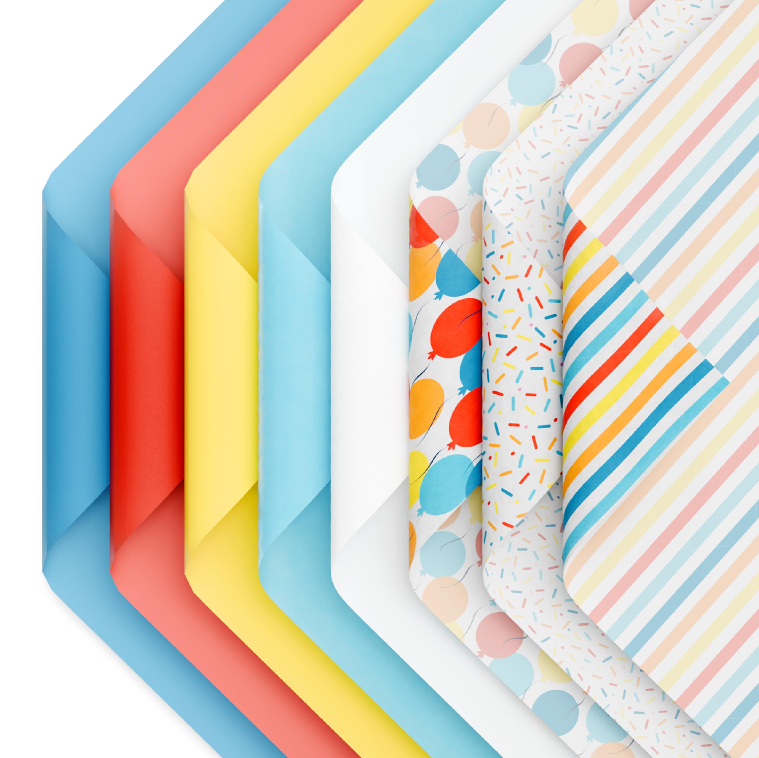 American Greetings 125 Sheet 20 in. x 20 in. Bulk Multicolor and Patterned Birthday Tissue Paper for Gift Bags, Crafts, and Birthday (Balloons & Confetti) - Image 5