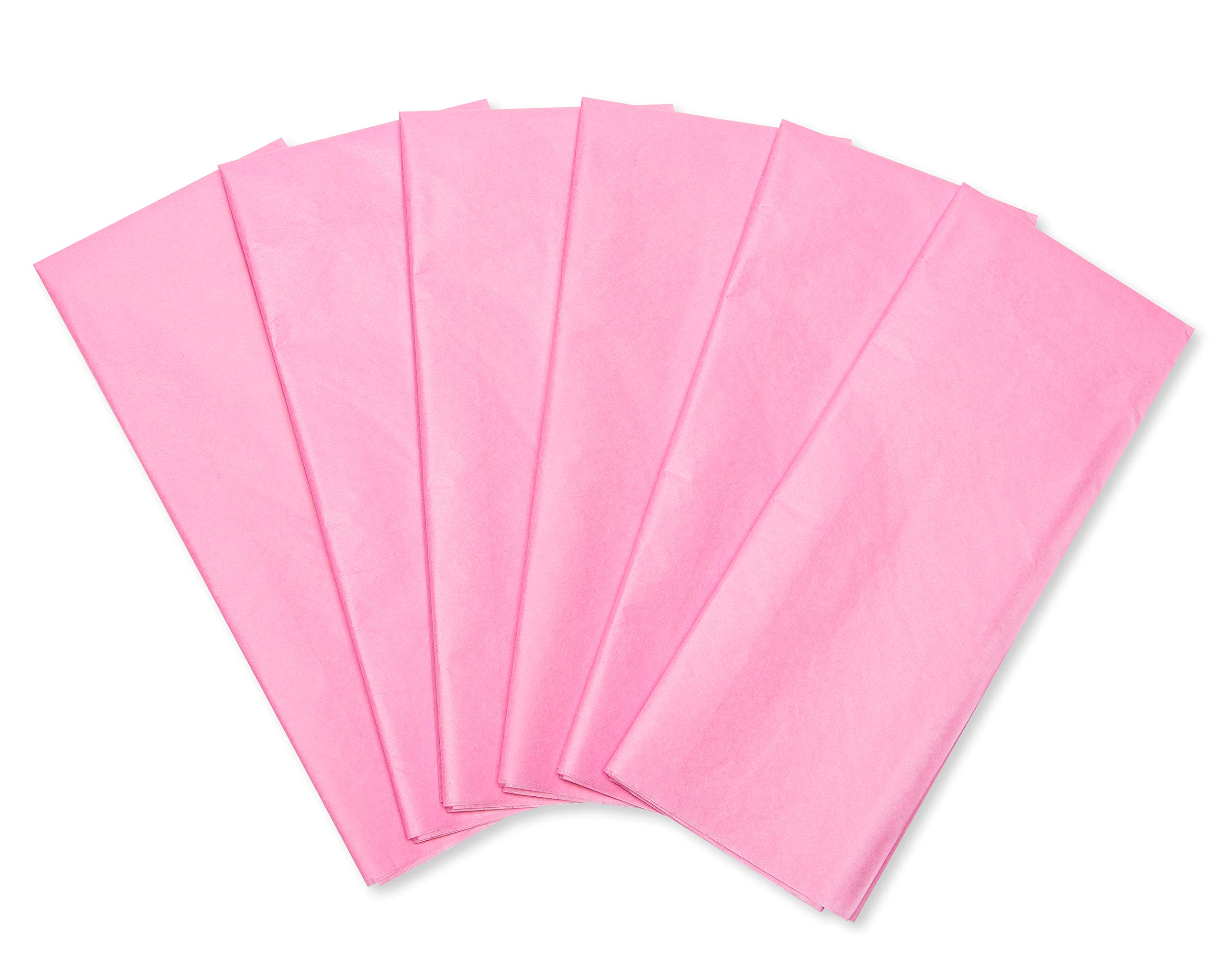 American Greetings 125 Sheets 20 in. x 20 in. Light Pink Tissue Paper Bulk for Birthdays, Baby Showers, and All Occasions