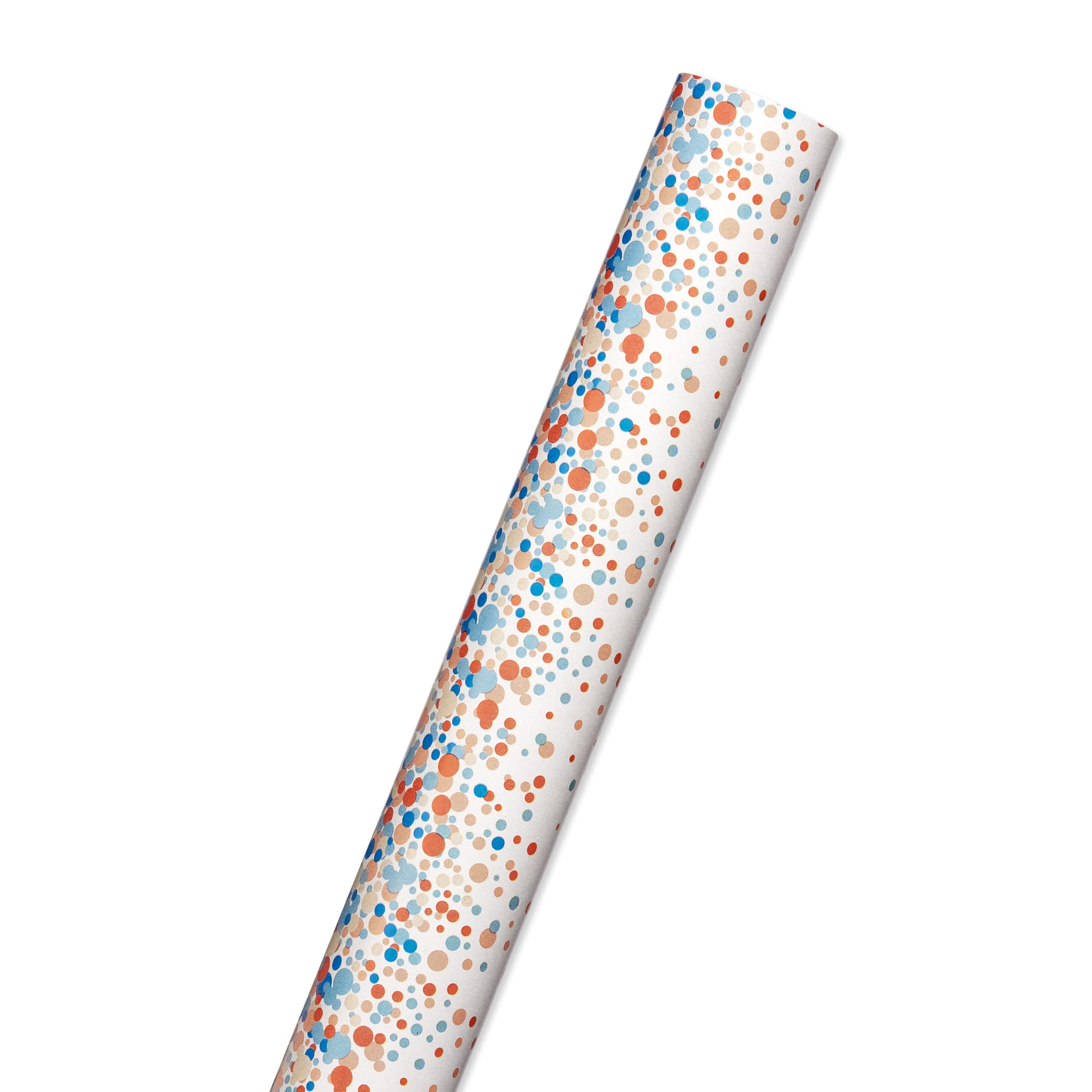 American Greetings 175 sq. ft. Reversible Wrapping Paper for Birthdays, Weddings, Bridal Showers, Baby Showers and All Occasions, Multicolored Polka Dots (1 Roll, 30 in x 70 ft.) - Image 4