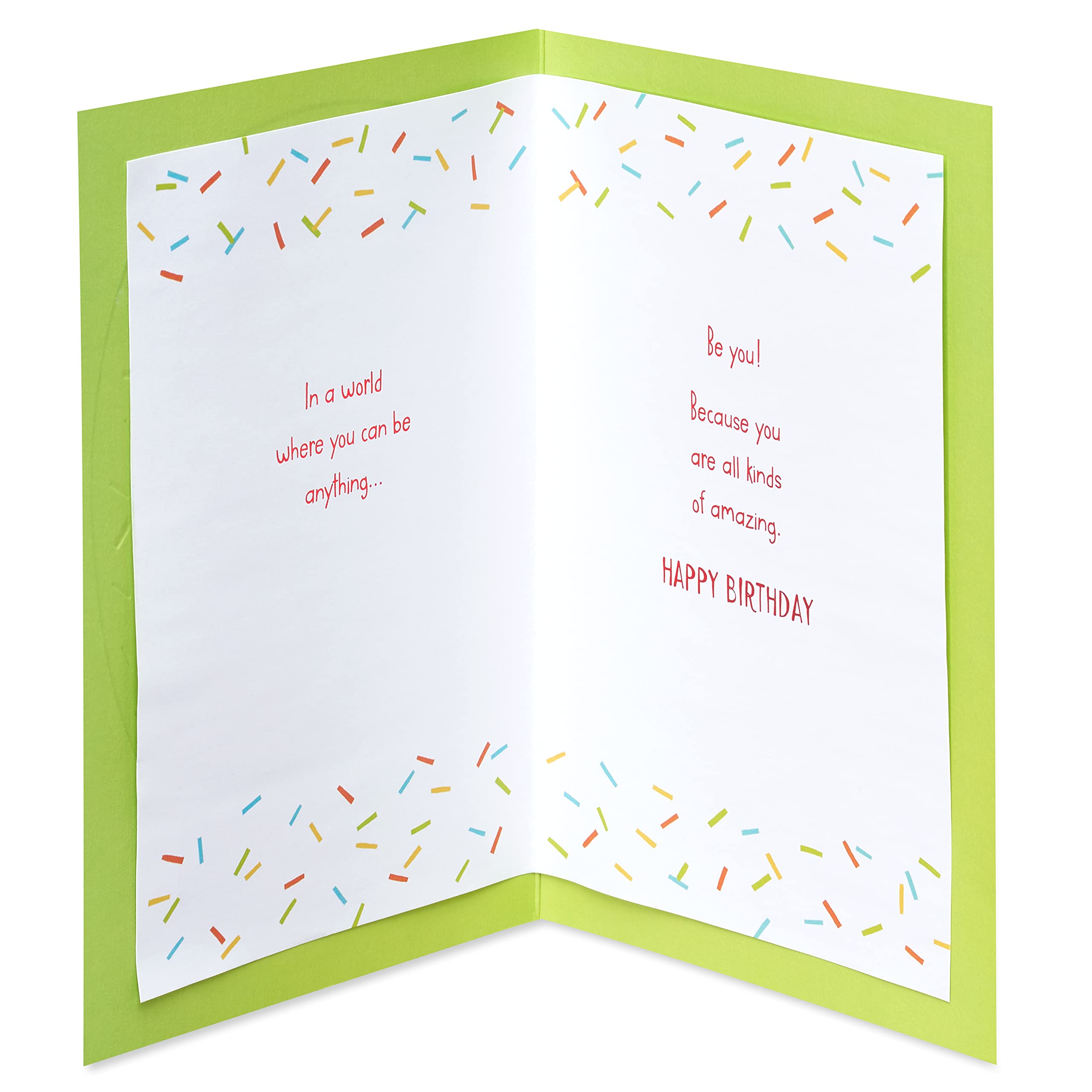 American Greetings 18th Birthday Card (You Can Be Anything) - Image 2