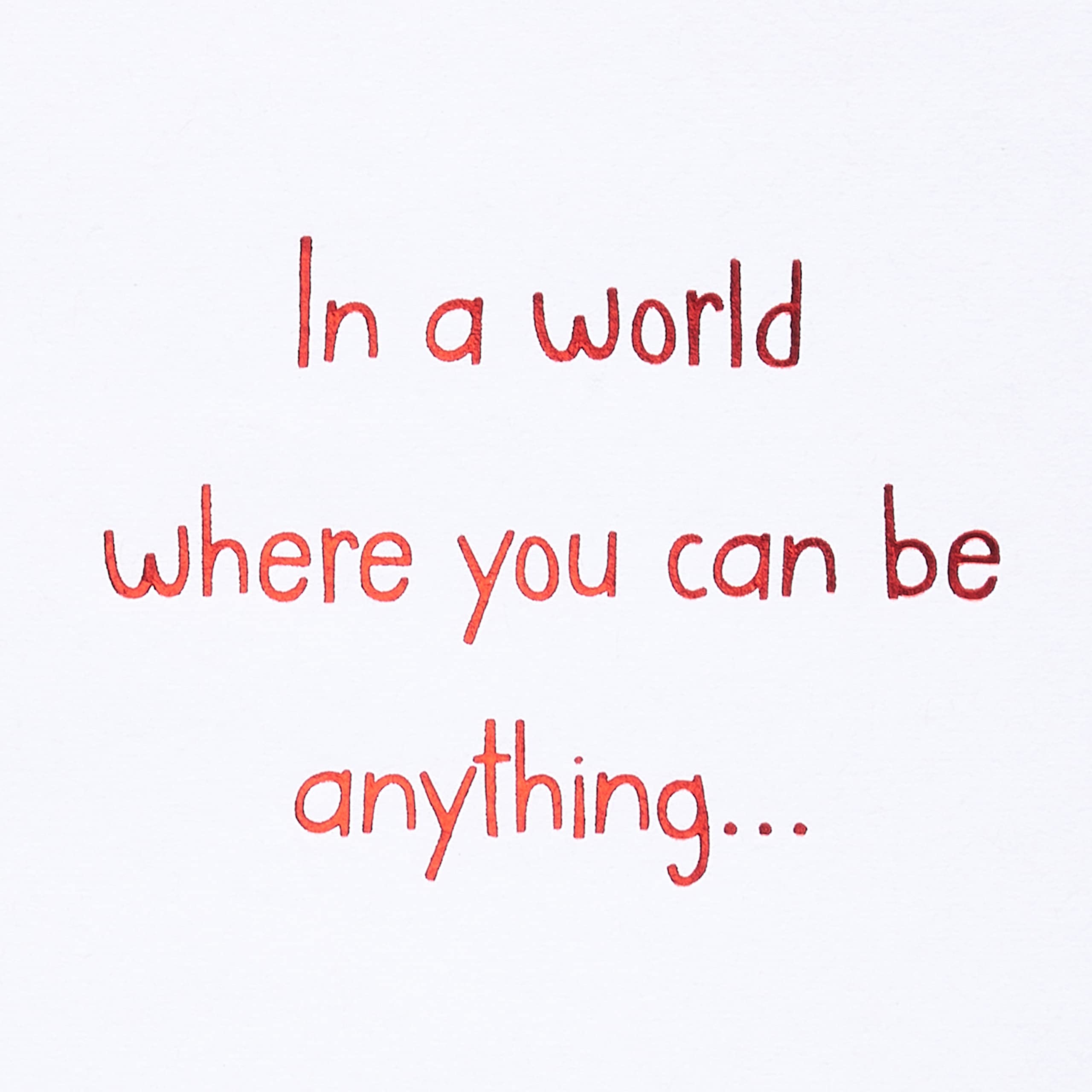 American Greetings 18th Birthday Card (You Can Be Anything) - Image 3