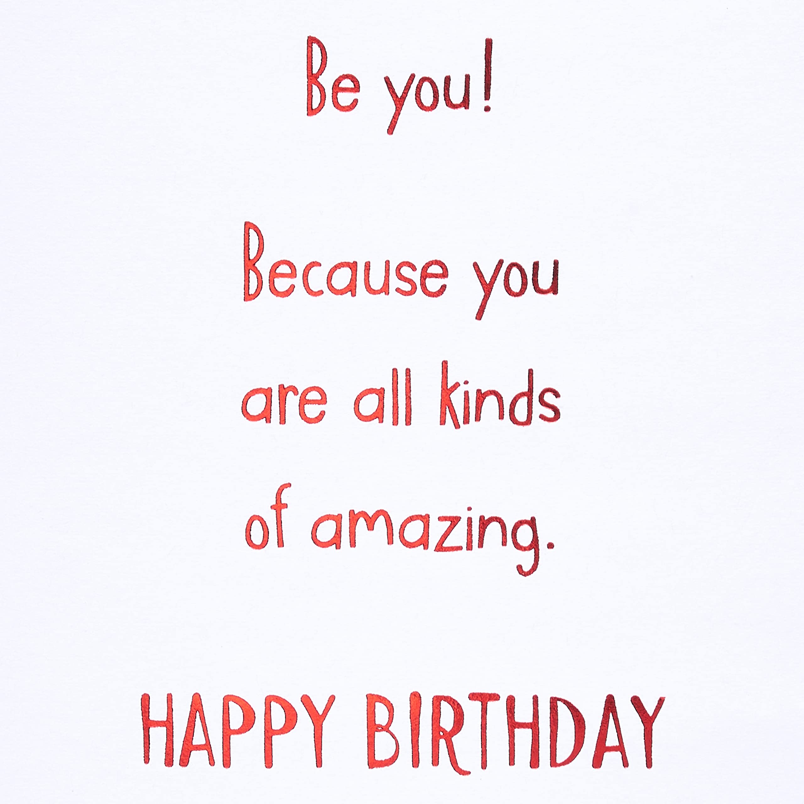 American Greetings 18th Birthday Card (You Can Be Anything) - Image 4