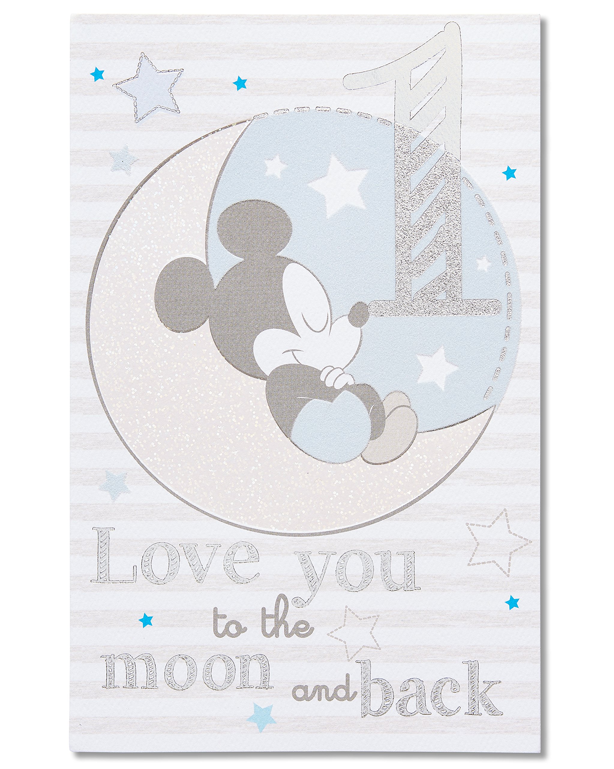 American Greetings 1st Birthday Card (Mickey Mouse)