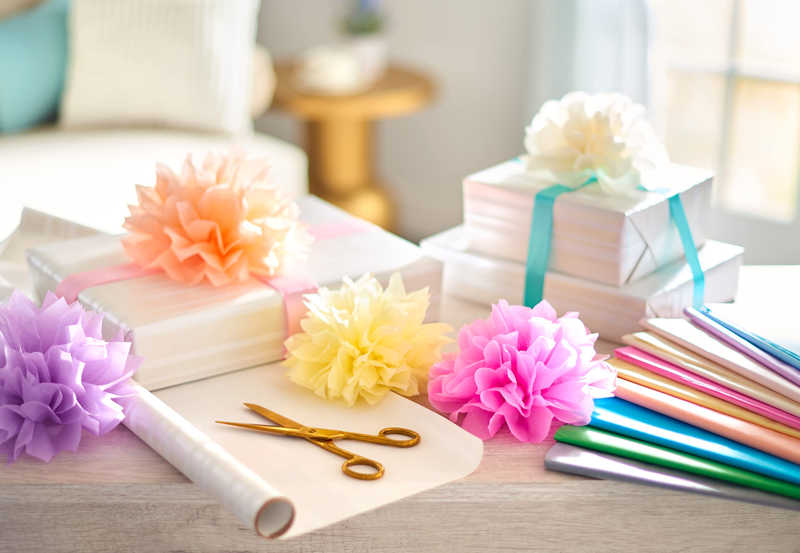 American Greetings 200 Sheets 20 in. x 20 in. Bulk Pastel Tissue Paper for Birthdays and All Occasions - Image 7
