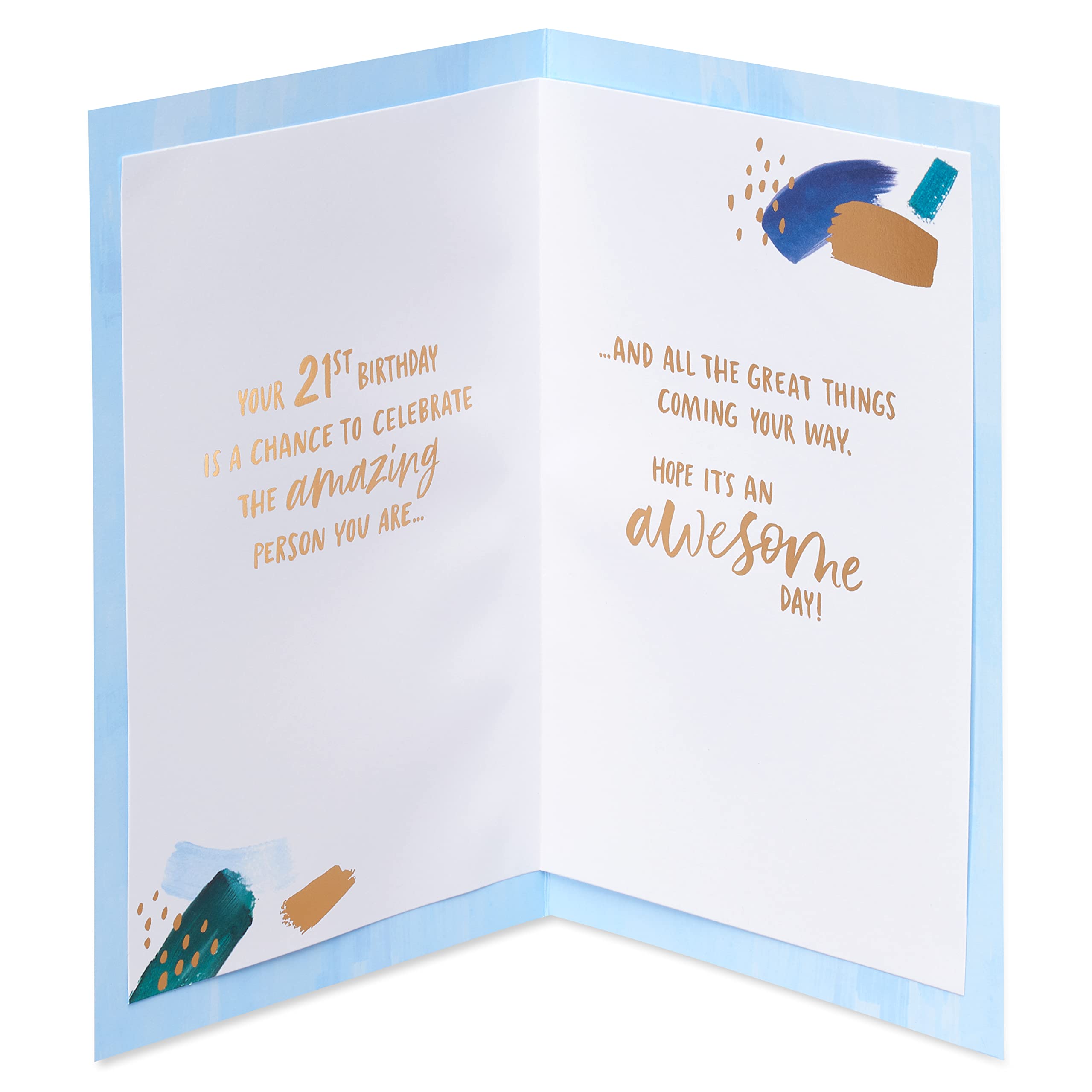 American Greetings 21st Birthday Card (The Amazing Person You Are) - Image 2