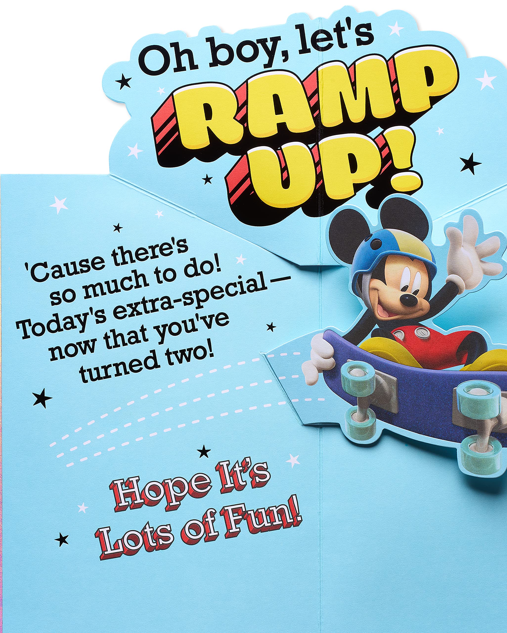 American Greetings 2nd Birthday Card (Mickey Mouse) - Image 3