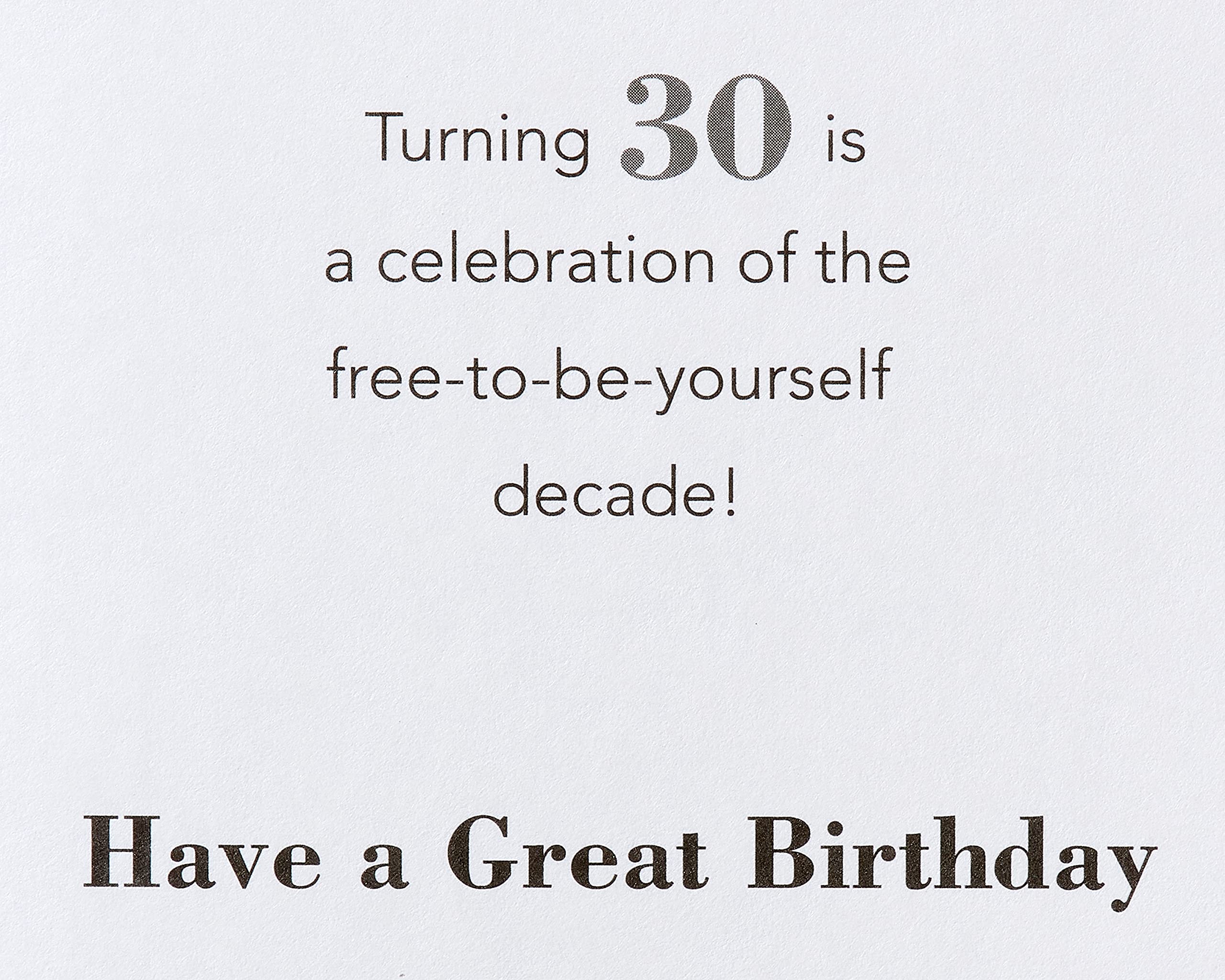 American Greetings 30th Birthday Card (Balloon) - Image 4