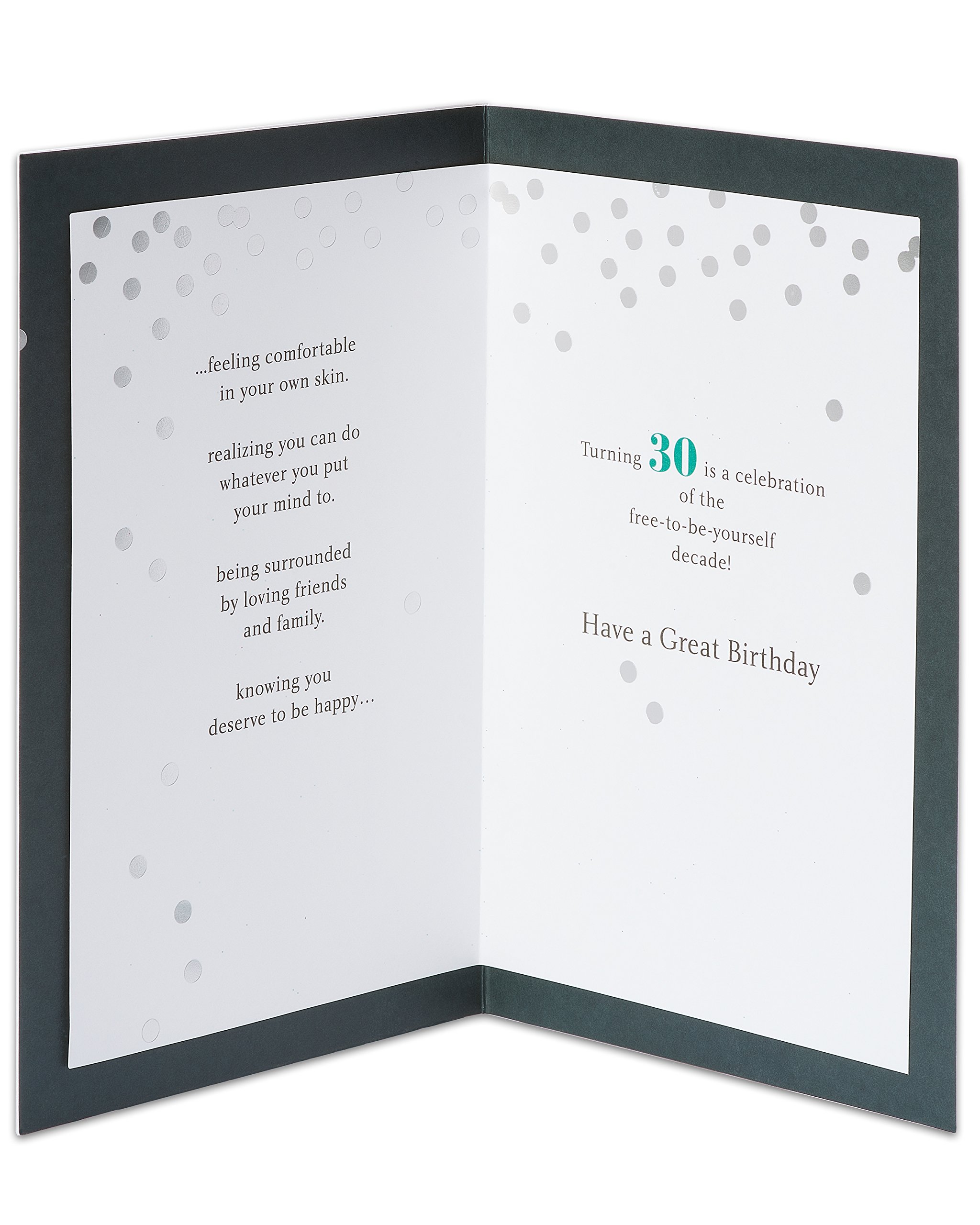 American Greetings 30th Birthday Card (Good Luck) - Image 2