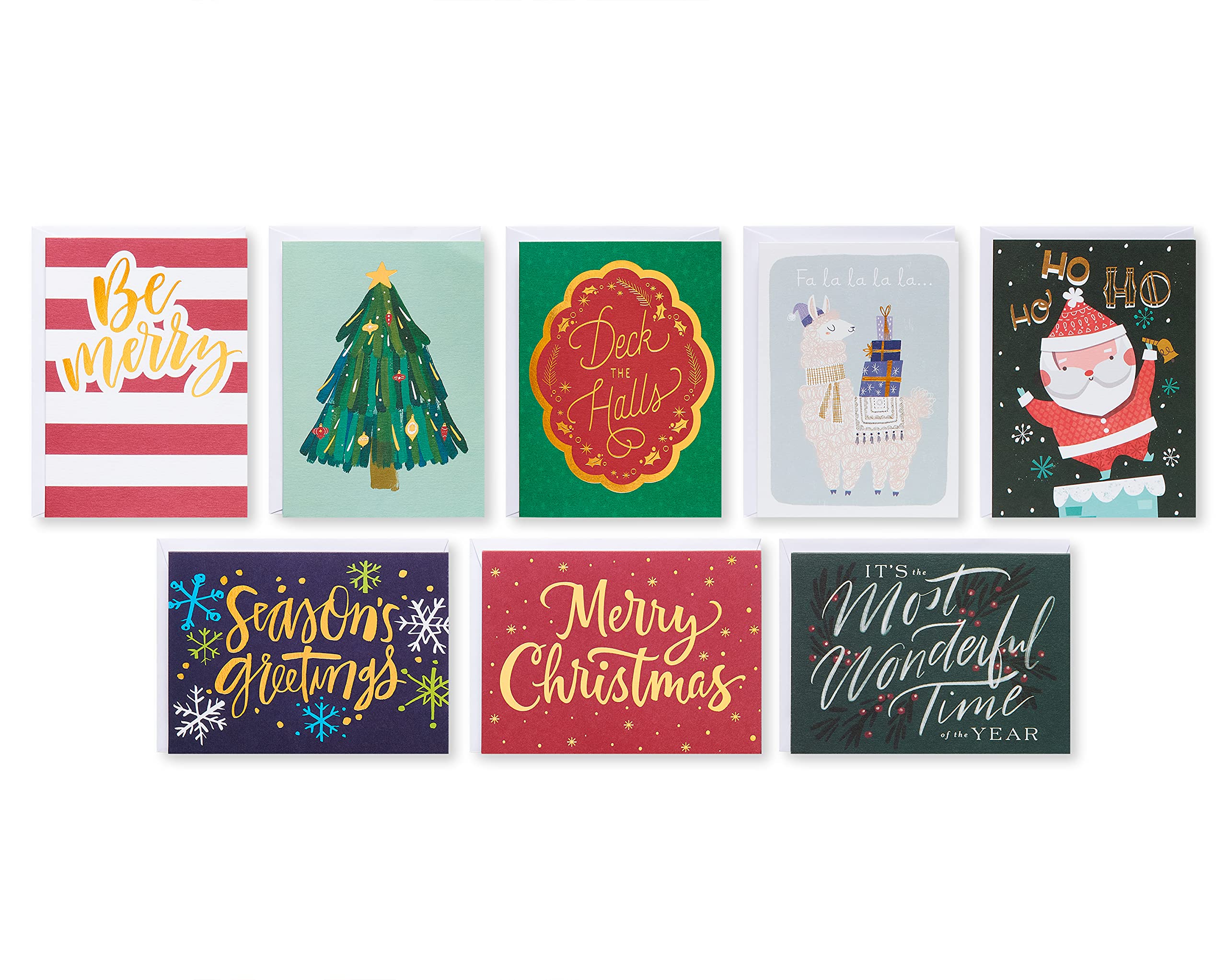 American Greetings 32-Count Deluxe Holiday Card Assortment for All Occasions - Image 4