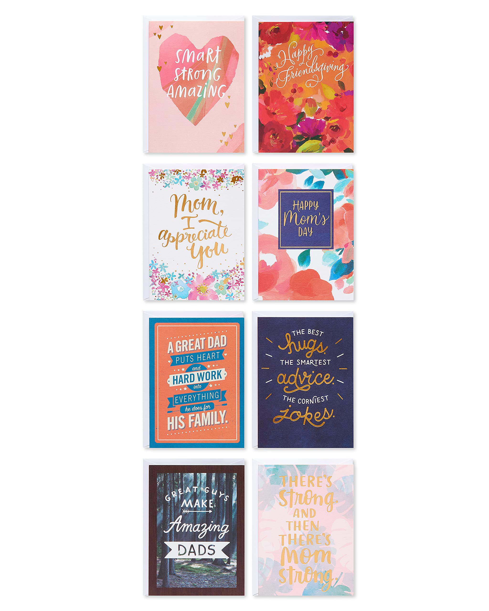 American Greetings 32-Count Deluxe Holiday Card Assortment for All Occasions - Image 6