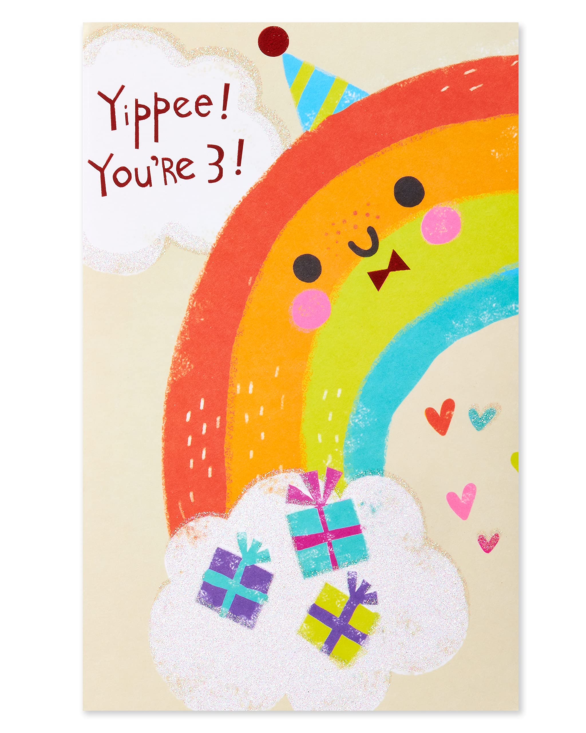 American Greetings 3rd Birthday Card (Yippee) - Image 3