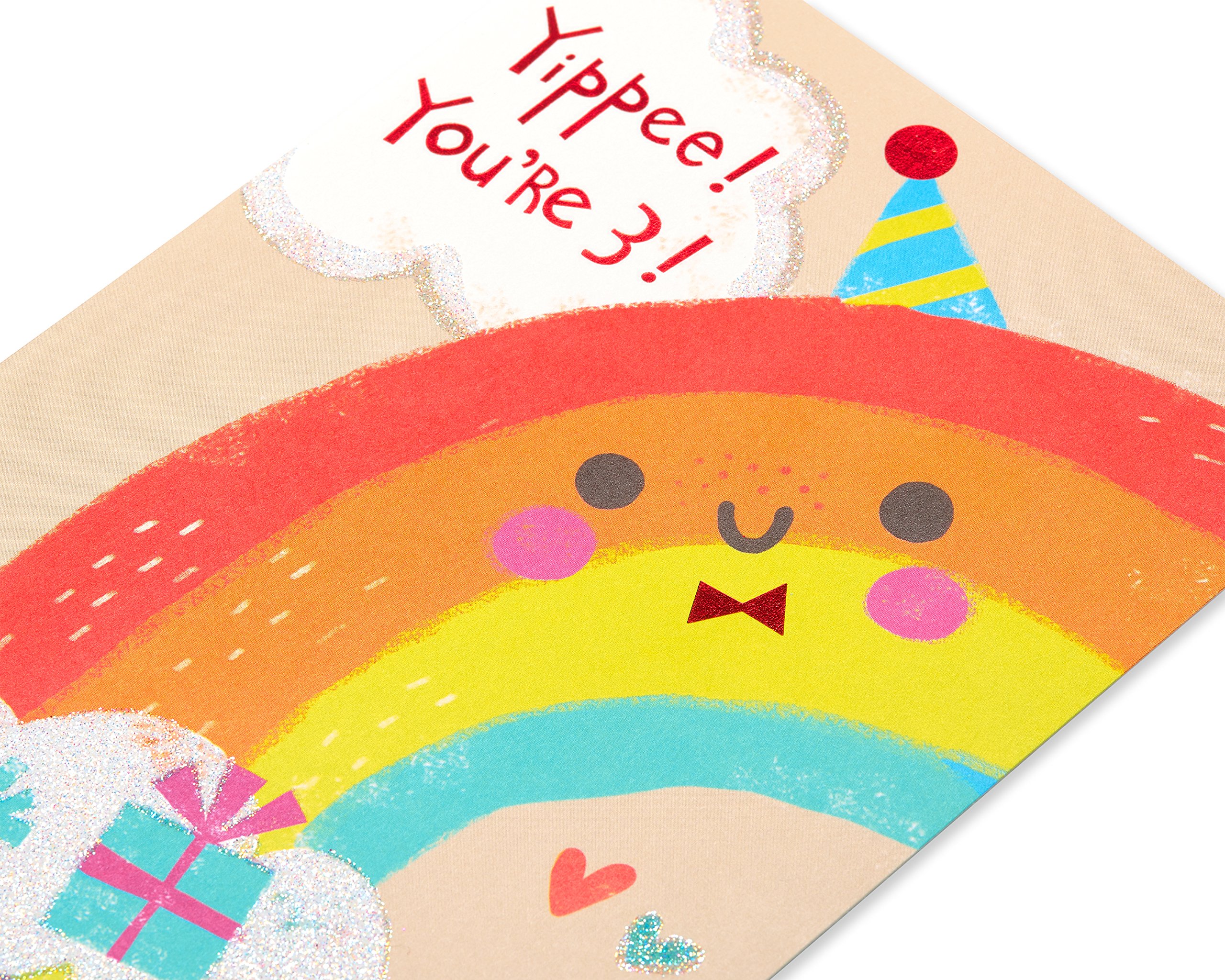 American Greetings 3rd Birthday Card (Yippee) - Image 4
