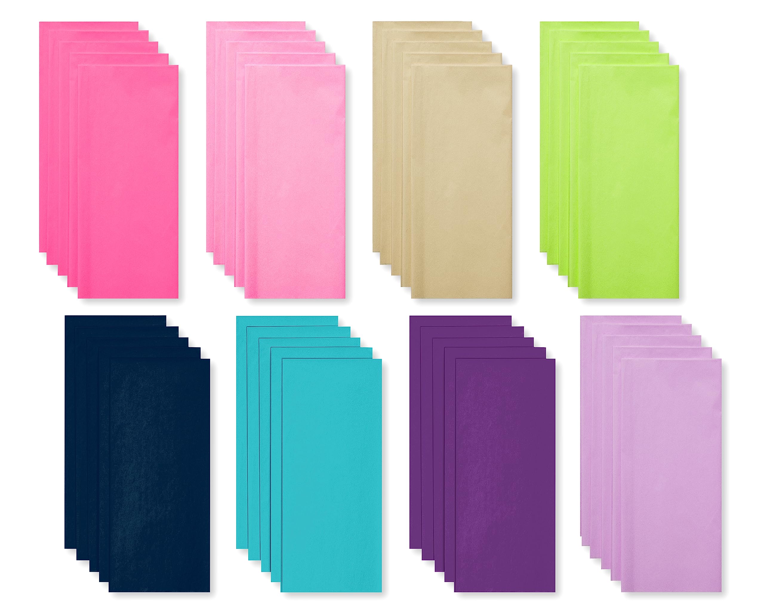American Greetings 40 Sheet 20 in. x 20 in. Jewel Tone Tissue Paper for All Occasions - Image 2
