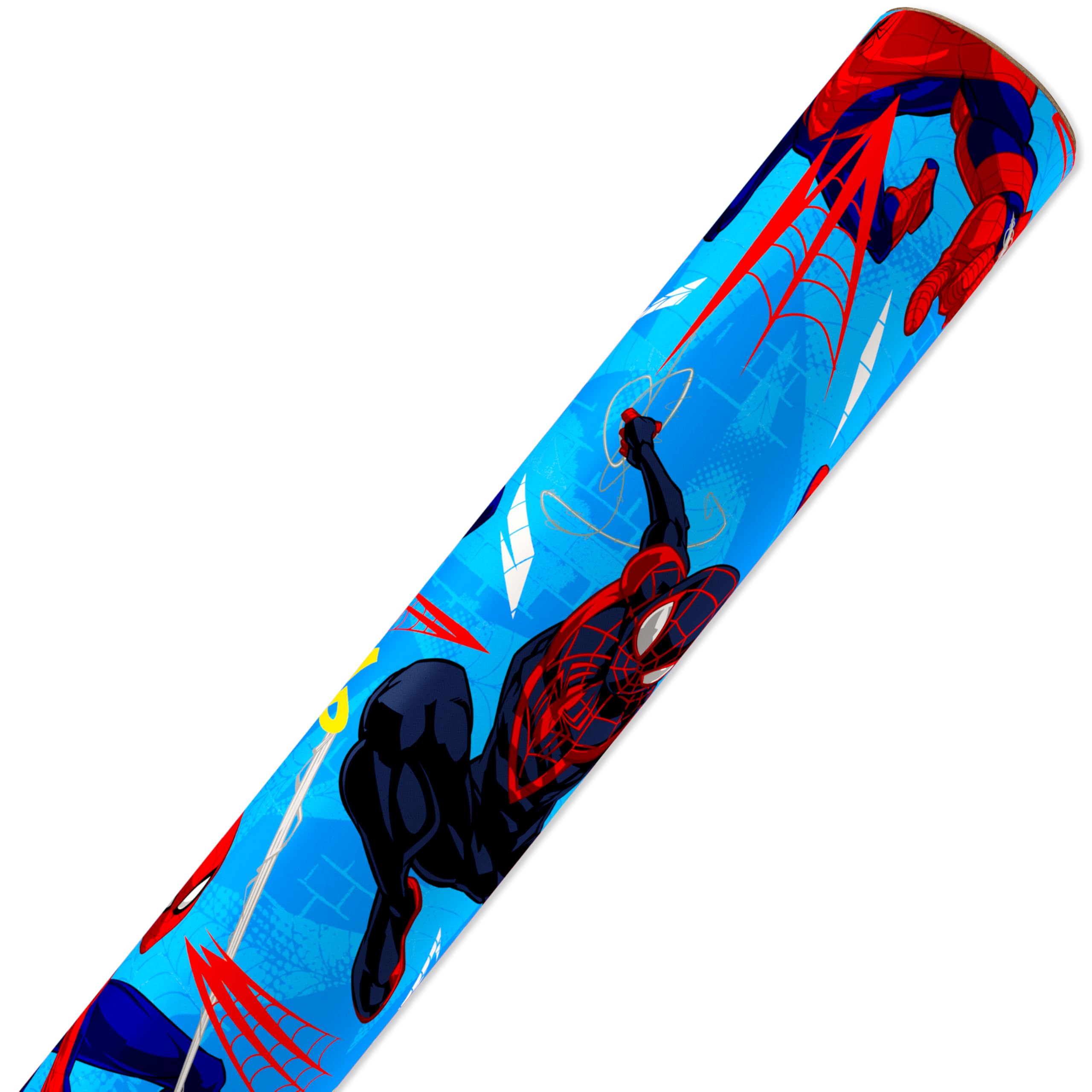 American Greetings 40 sq. ft. Reversible Spiderman Wrapping Paper for All Occasions (1 Roll, 30 in. x 192 in.) - Image 4