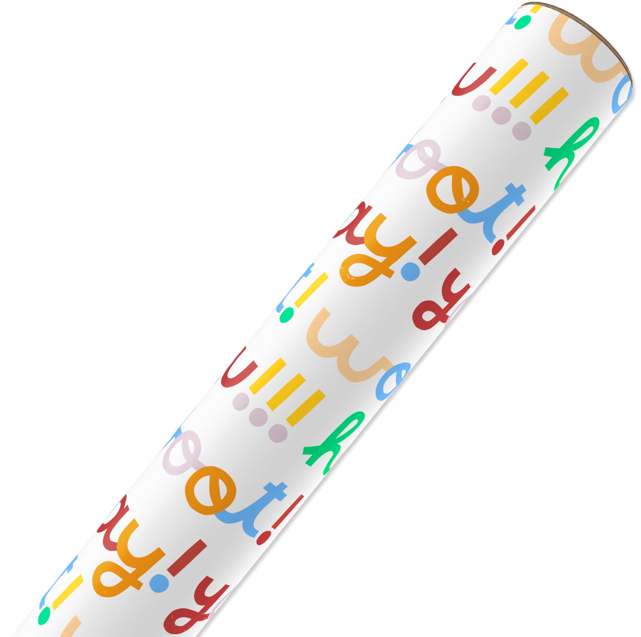 American Greetings 40 sq. ft. Reversible Wrapping Paper for Birthday, Designed by Kate Smith (1 Roll, 30 in. x 192 in.) - Image 4