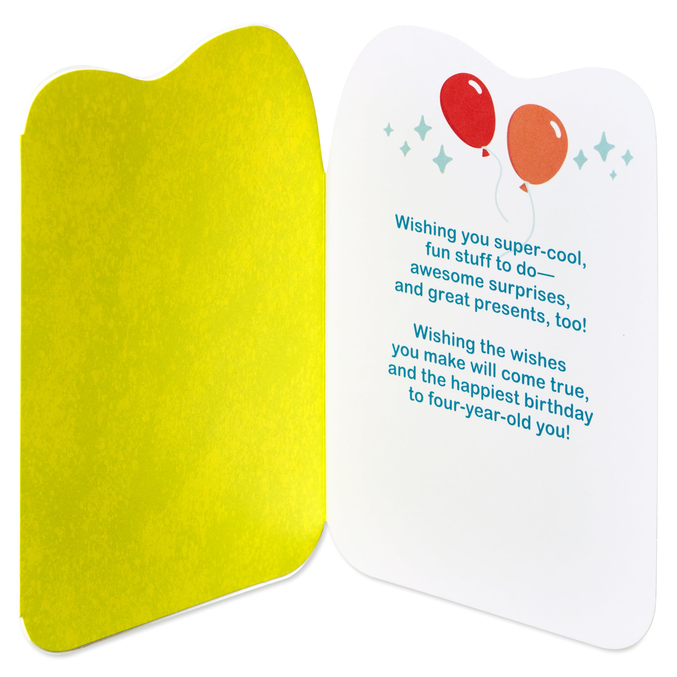 American Greetings 4th Birthday Card for Kids (Awesome Surprises) - Image 2