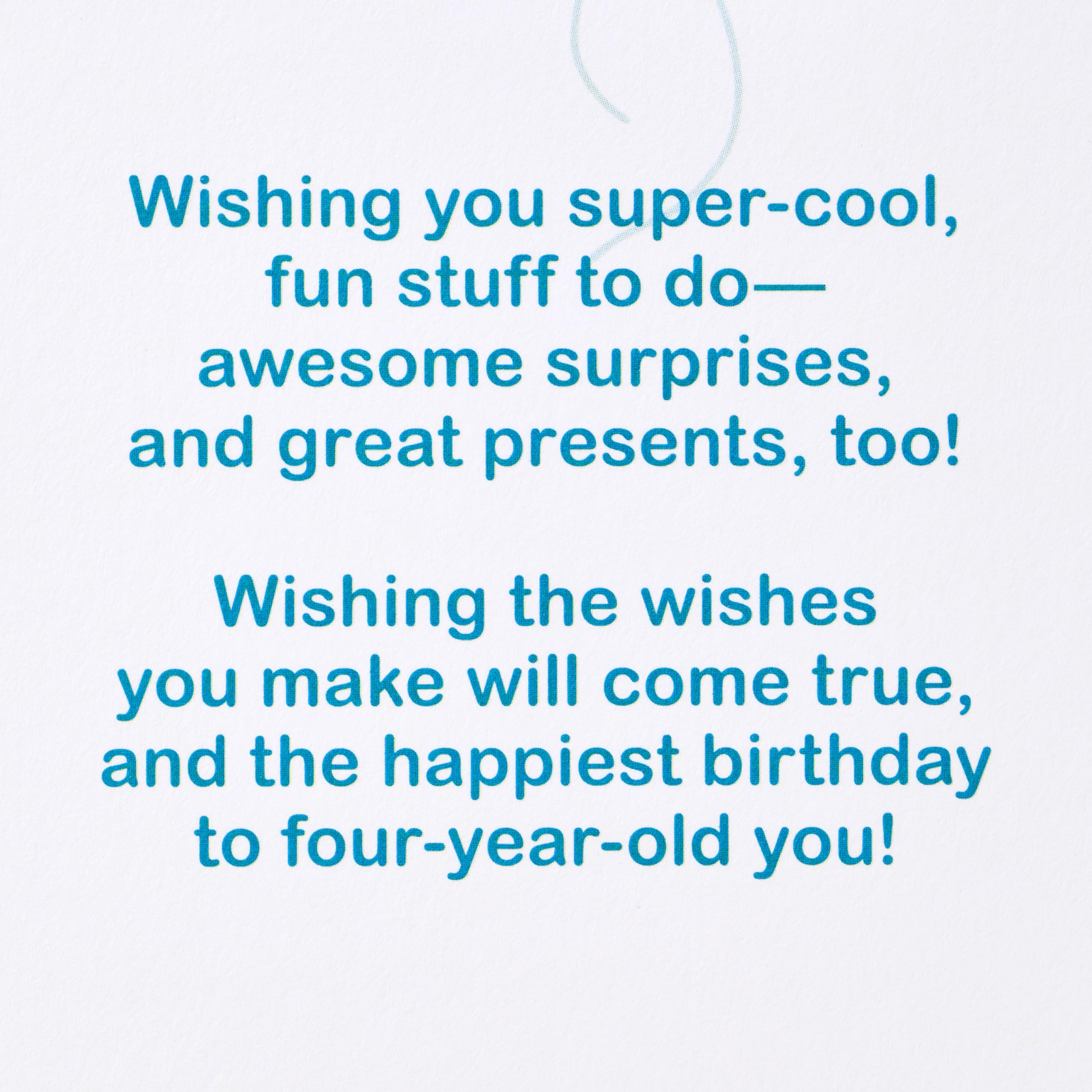 American Greetings 4th Birthday Card for Kids (Awesome Surprises) - Image 3