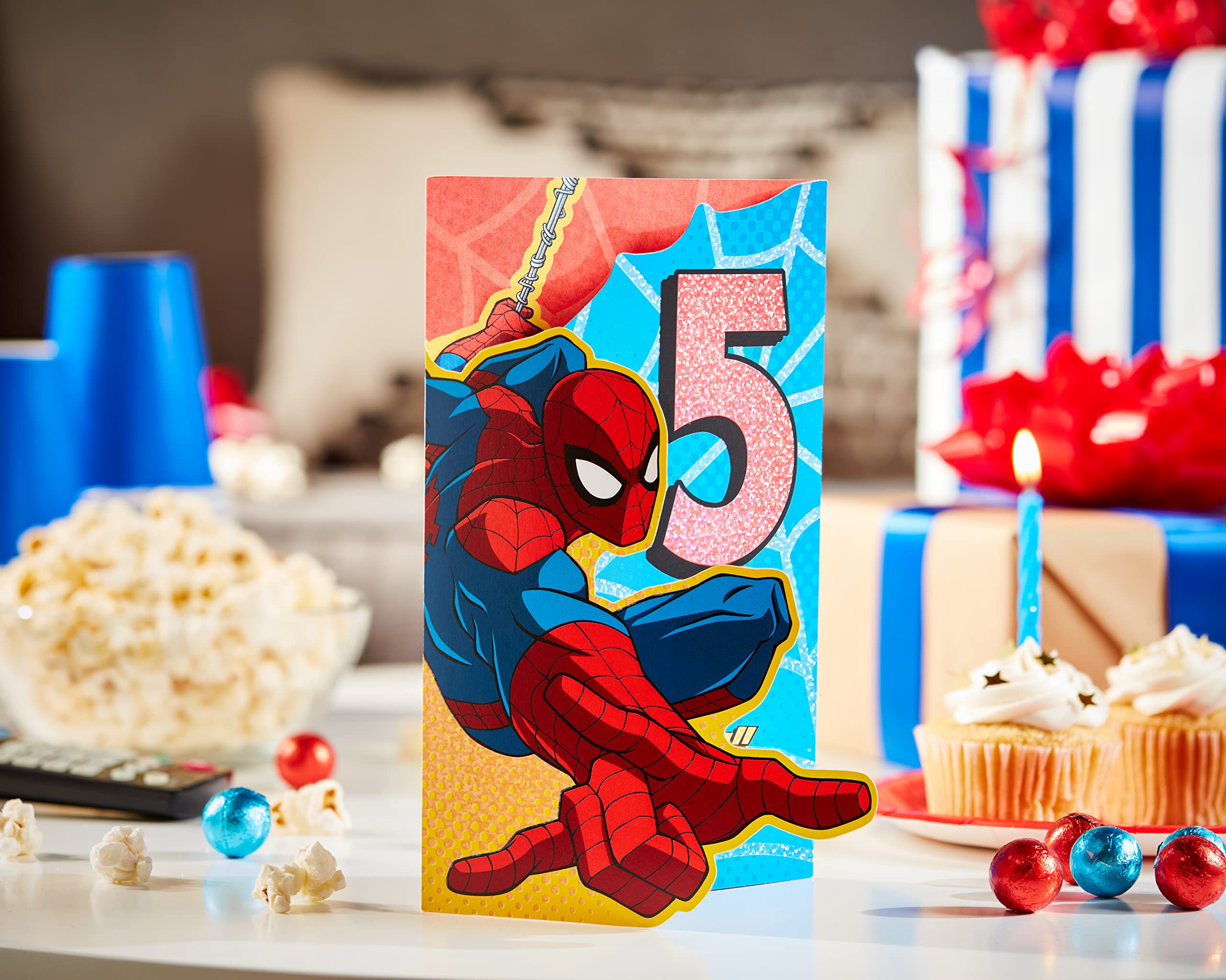 American Greetings 5th Birthday Card (Spiderman) - Image 7