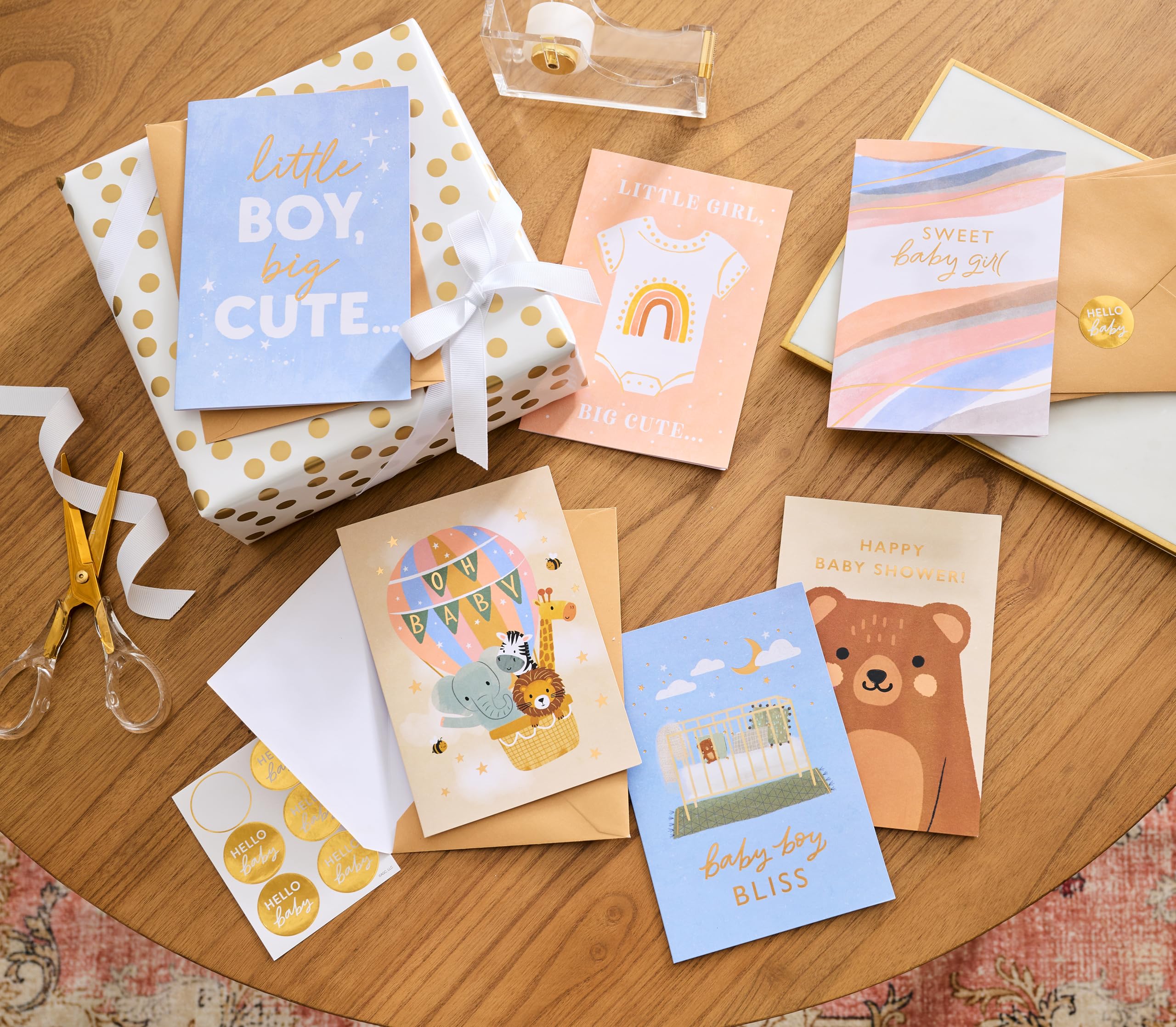 American Greetings 6-Count Baby Celebrations Card Bundle with Envelopes- Baby Shower and Congratulations - Image 6