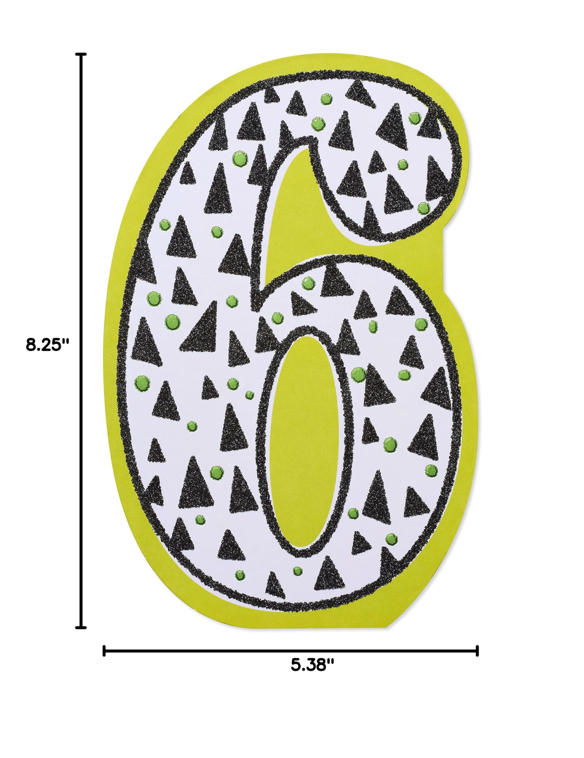American Greetings 6th Birthday Card (Time to Celebrate) - Image 8
