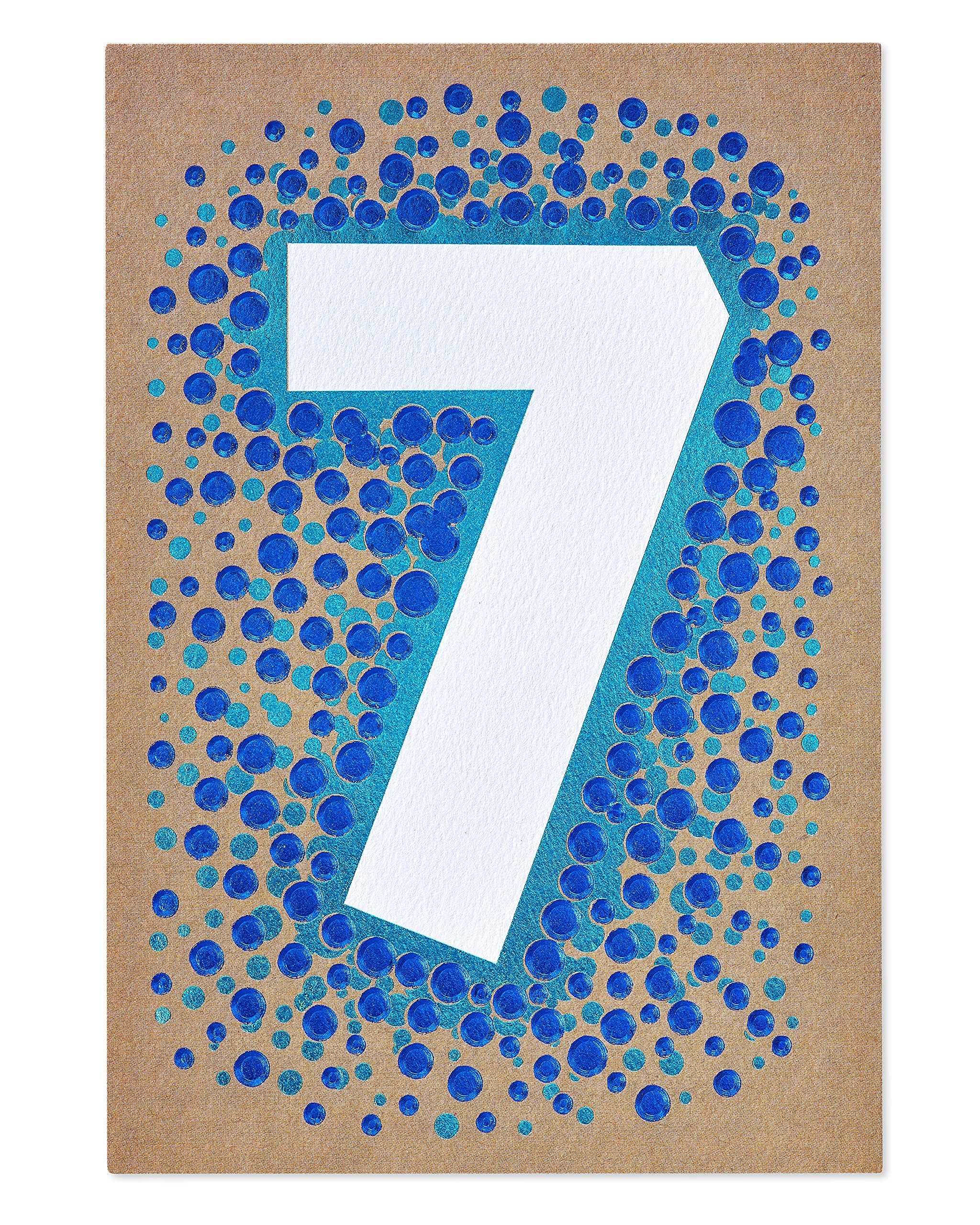 American Greetings 7th Birthday Card (Big 7) - Image 4