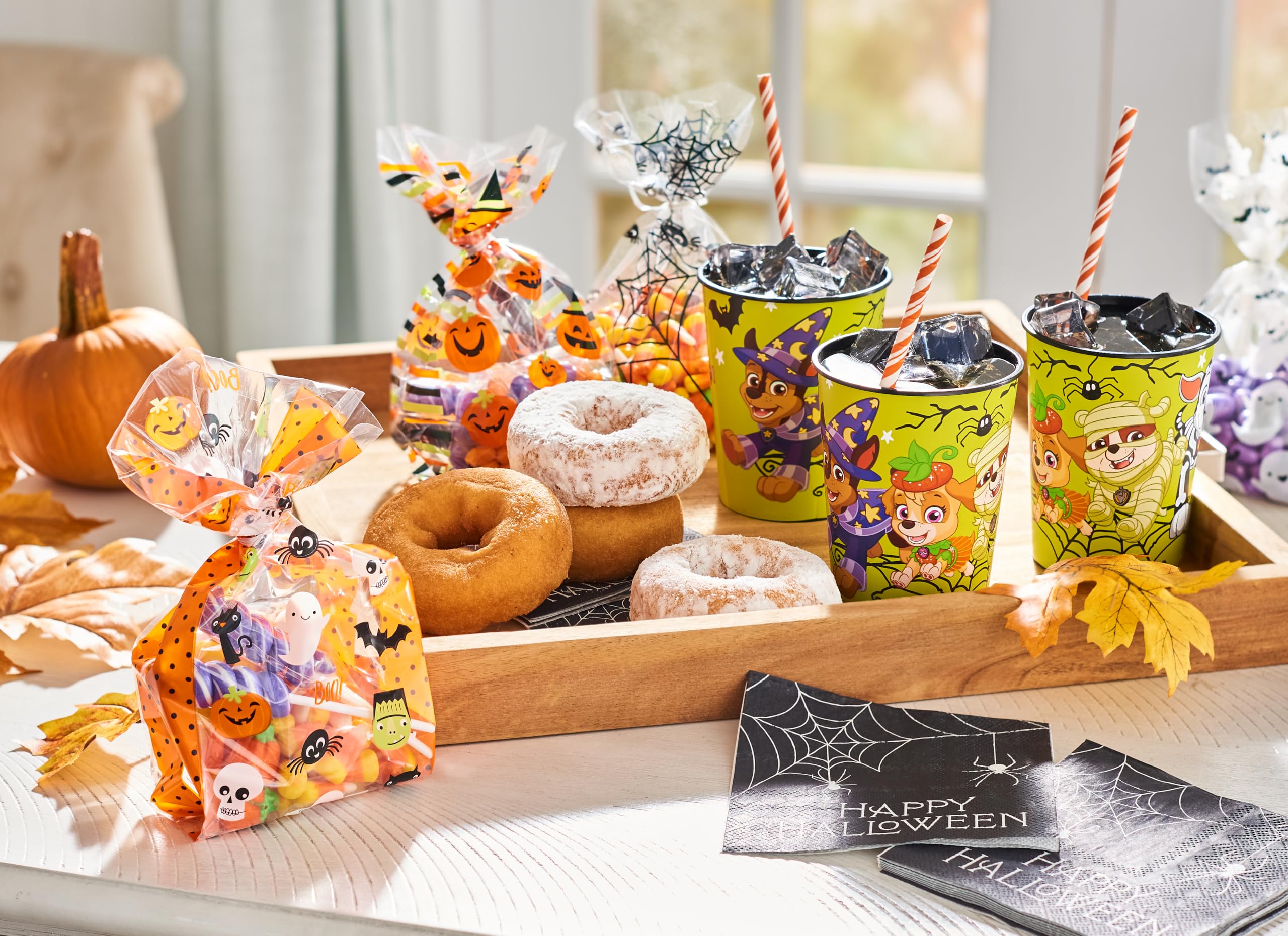 American Greetings 8-Count 16 oz Plastic Party Cups, Paw Patrol Halloween Party Supplies - Image 3
