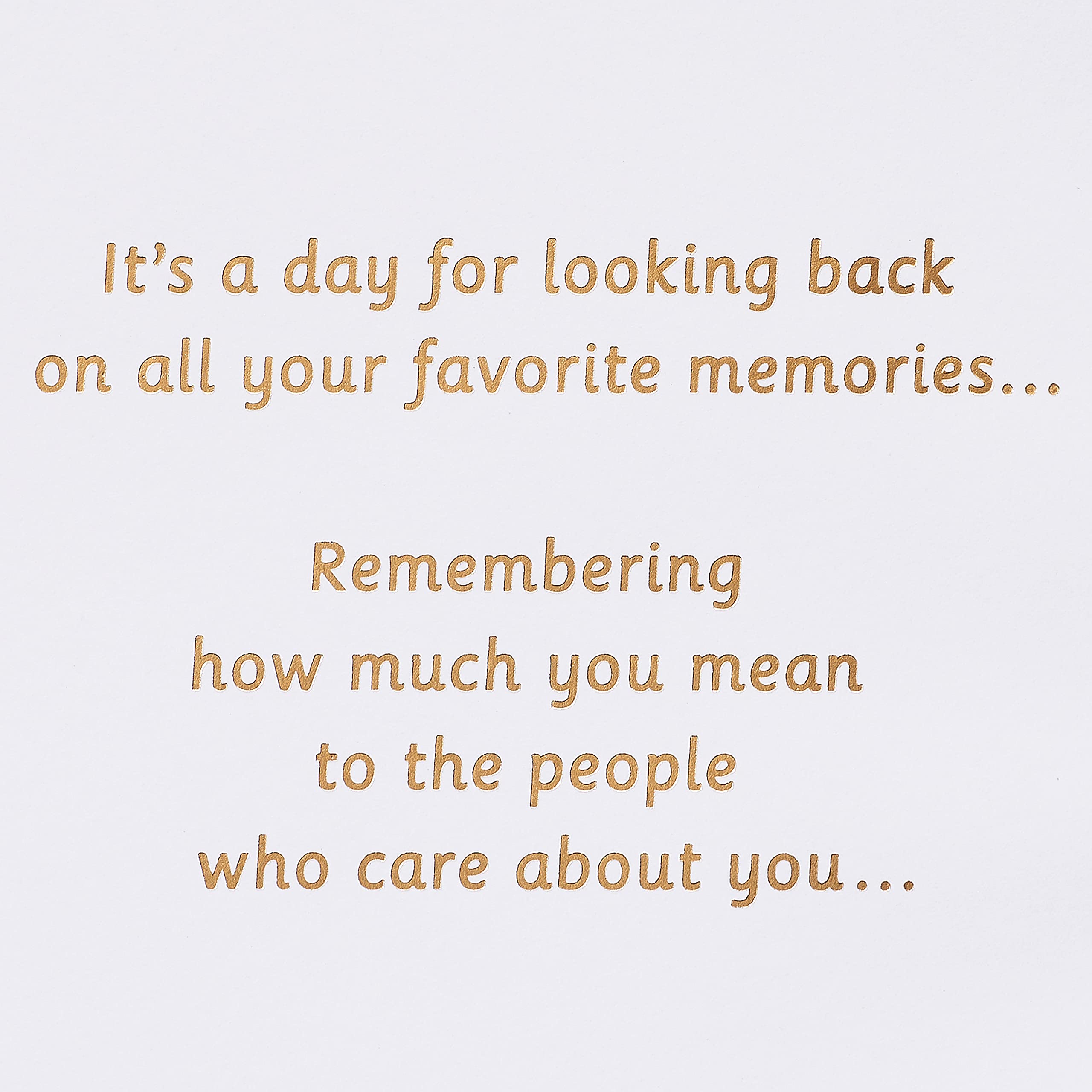 American Greetings 90th Birthday Card (Such A Wonderful Day) - Image 3