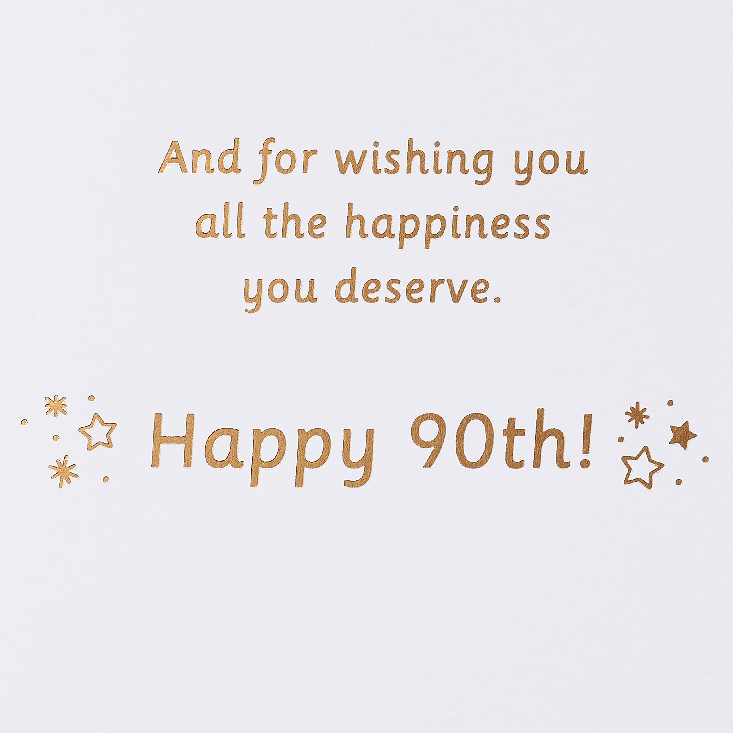 American Greetings 90th Birthday Card (Such A Wonderful Day) - Image 4