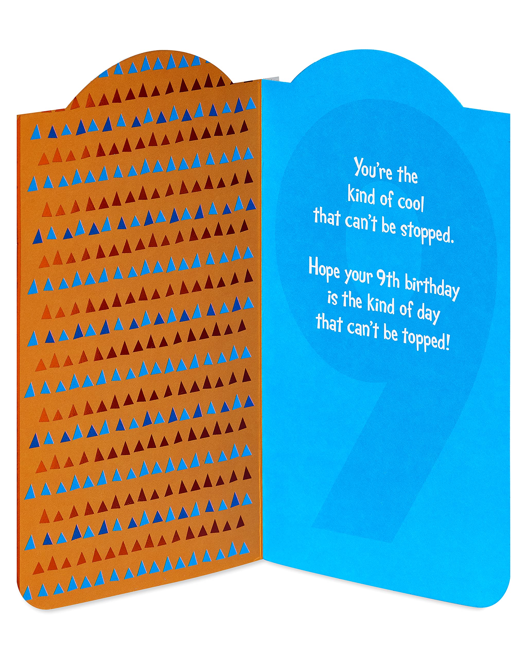 American Greetings 9th Birthday Card (Can't Be Stopped) - Image 2