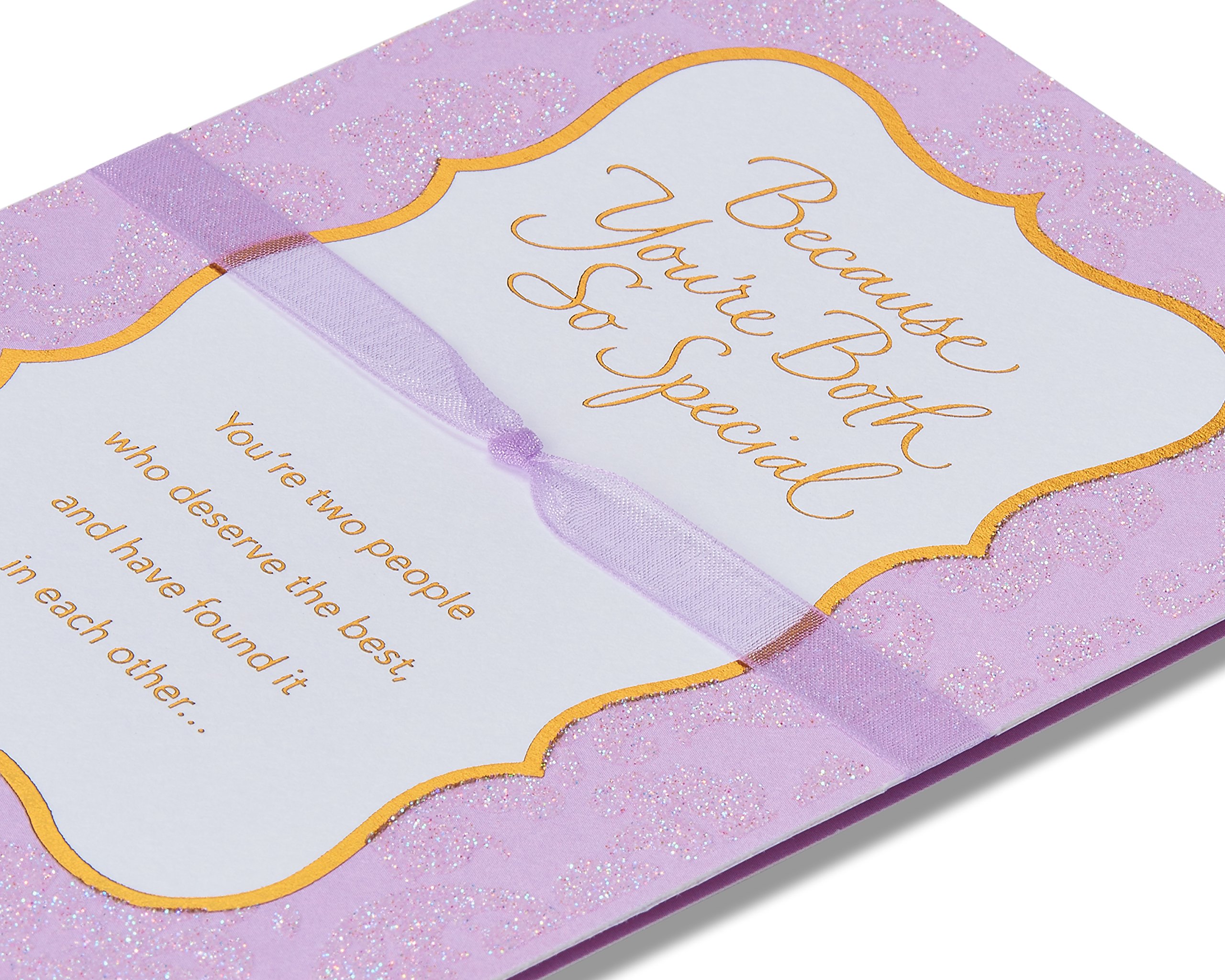 American Greetings Anniversary Card for Couple (You're Both So Special) - Image 4