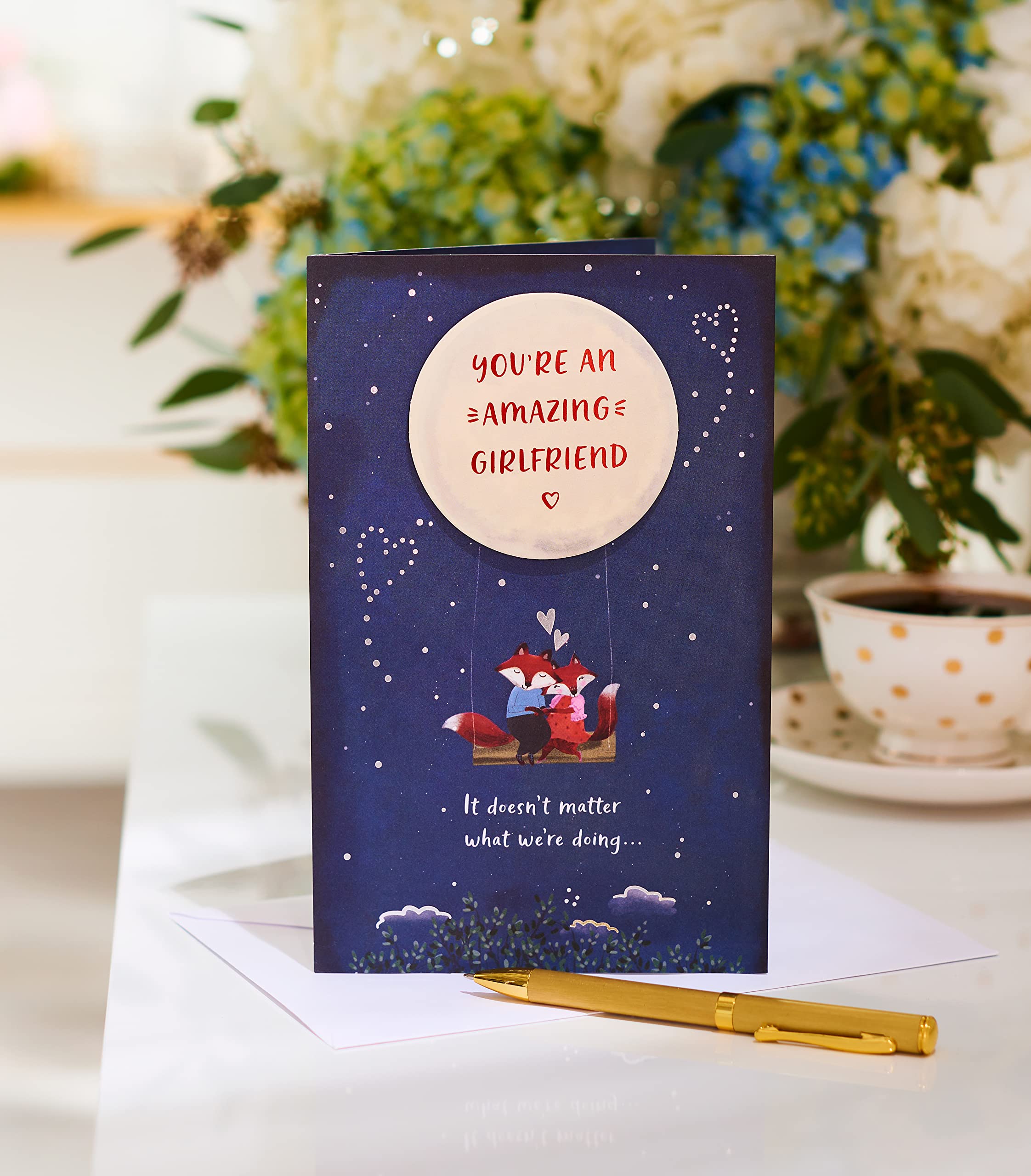 American Greetings Anniversary Card for Girlfriend (Doesn't Matter What We're Doing) - Image 6