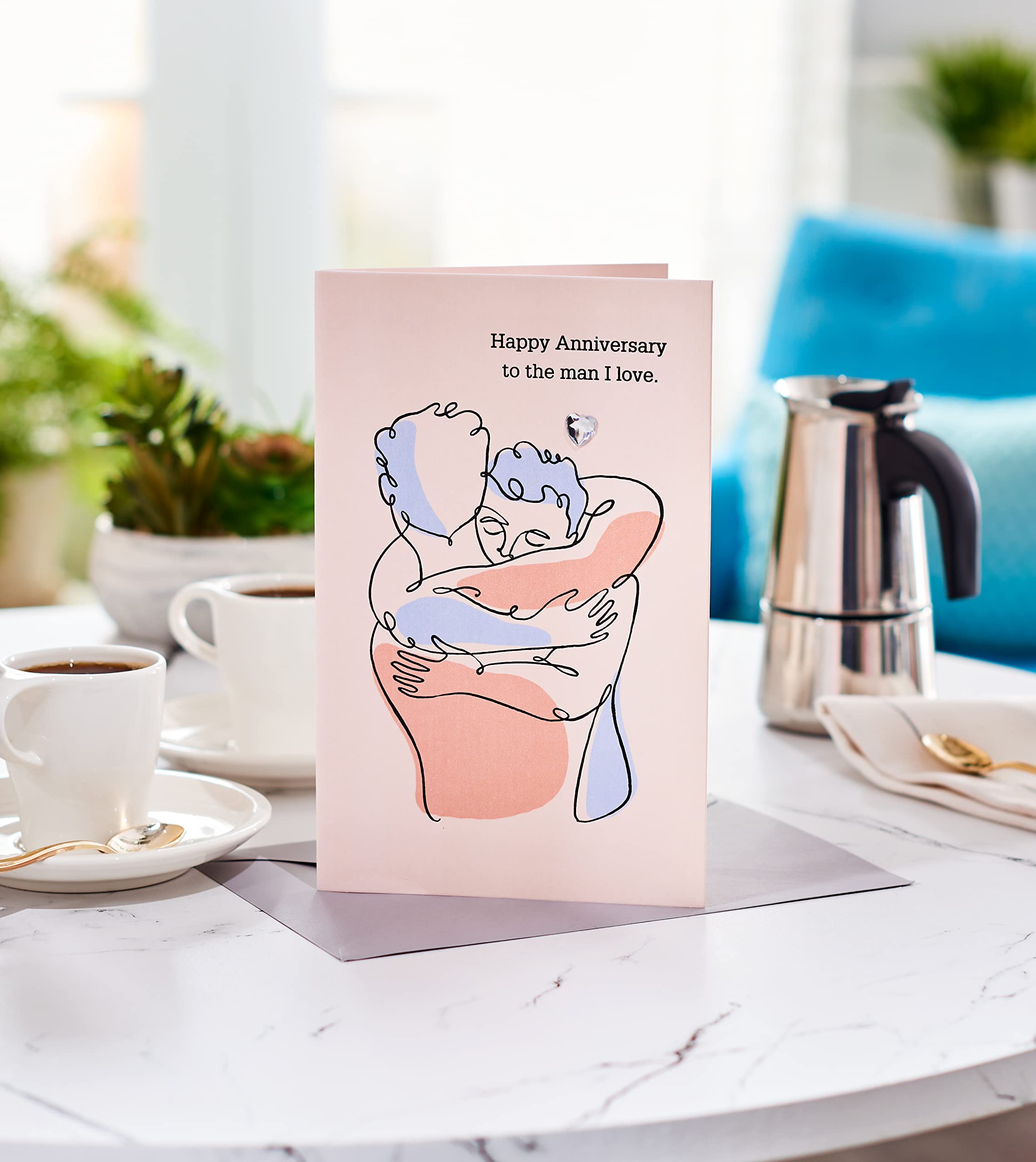 American Greetings Anniversary Card For Him From Him (How Lucky) - Image 6