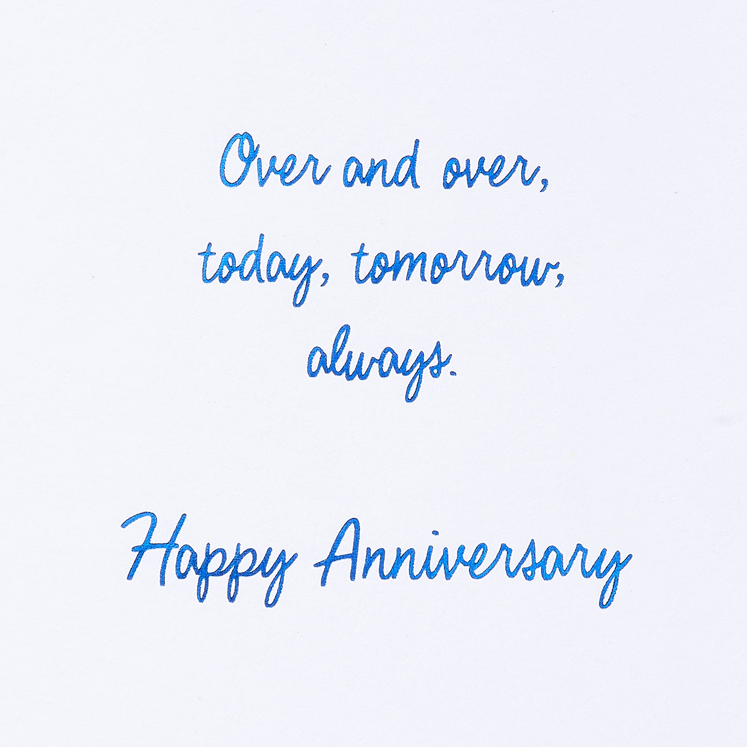 American Greetings Anniversary Card for Him (Over and Over) - Image 3