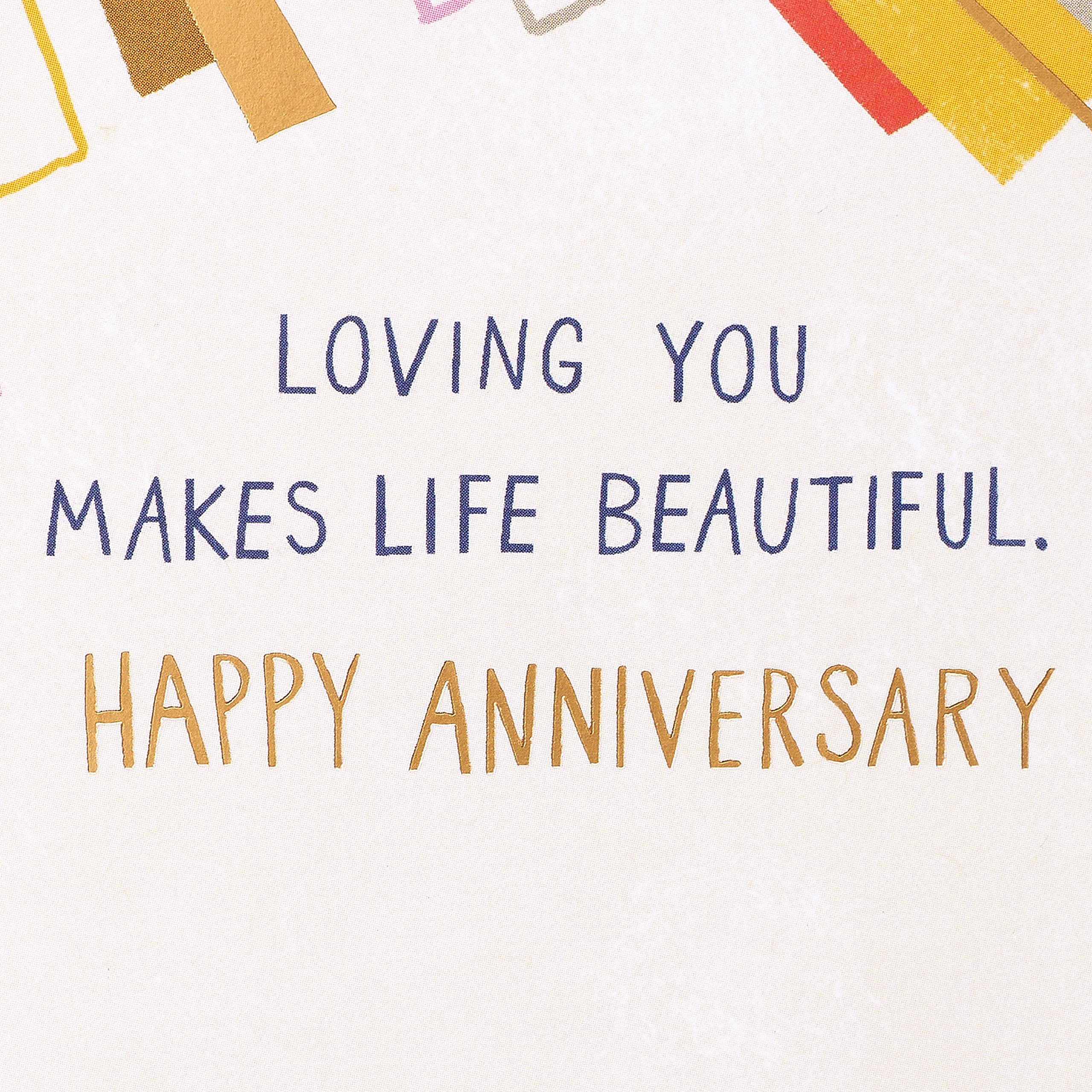 American Greetings Anniversary Card for Husband, Wife, Boyfriend, Girlfriend or Significant Other (Illuminates the World) - Image 4