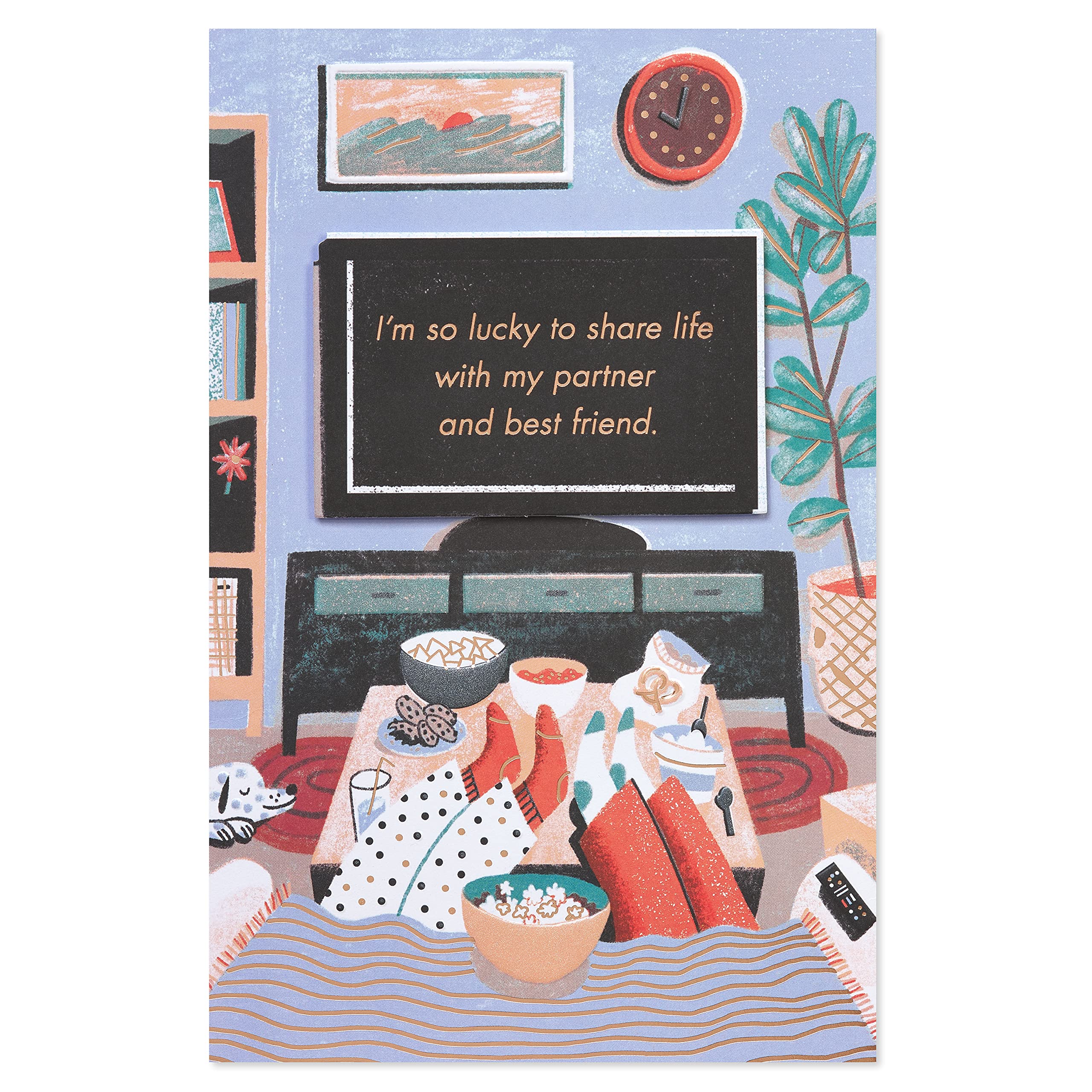 American Greetings Anniversary Card for Husband, Wife, Boyfriend, Girlfriend or Significant Other (To The One My Heart Loves Best) - Image 4