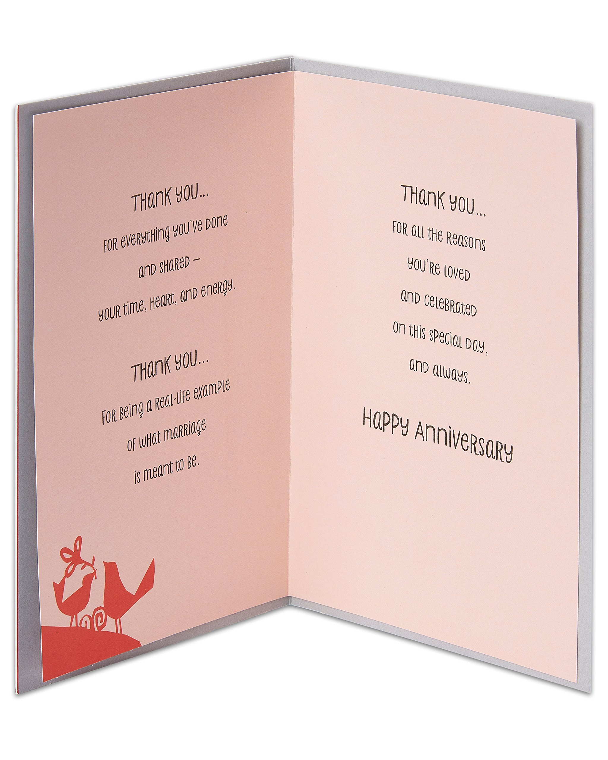 American Greetings Anniversary Card for Parents (Thank You) - Image 2