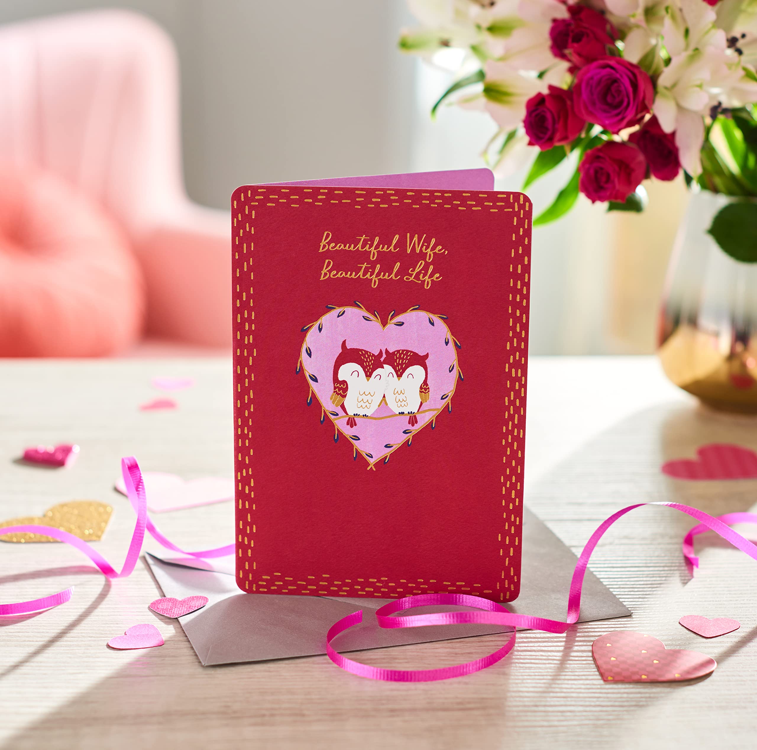 American Greetings Anniversary Card for Wife (Beautiful Life) - Image 6