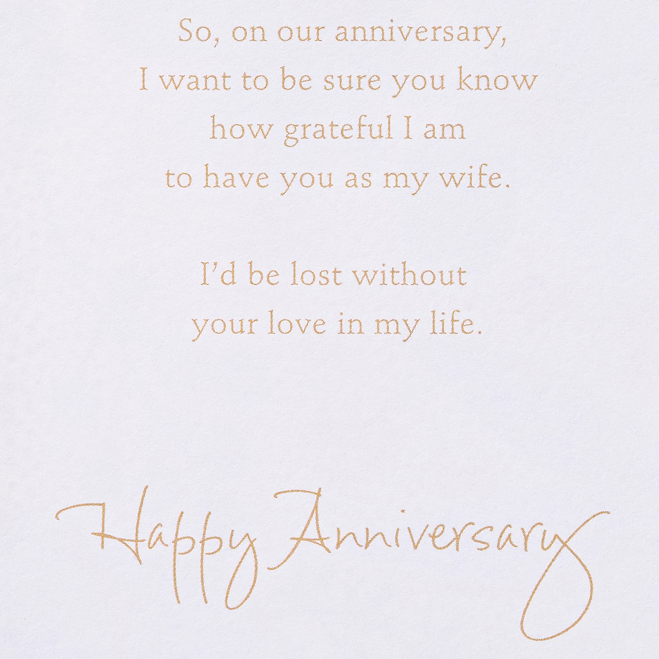 American Greetings Anniversary Card for Wife (I Notice) - Image 4
