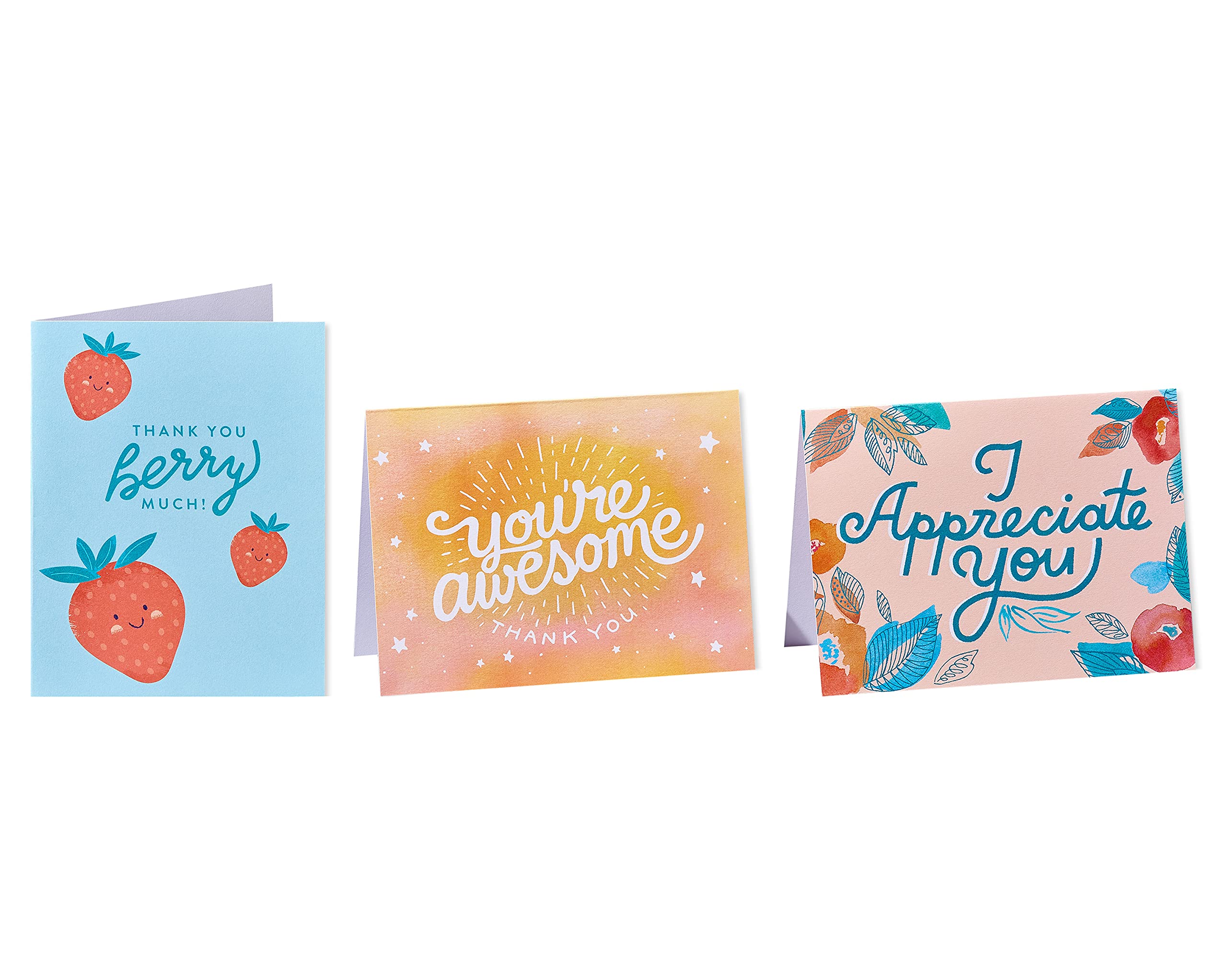 American Greetings Assorted Thank You Cards with Envelopes, Blank Inside (48-Count) - Image 3