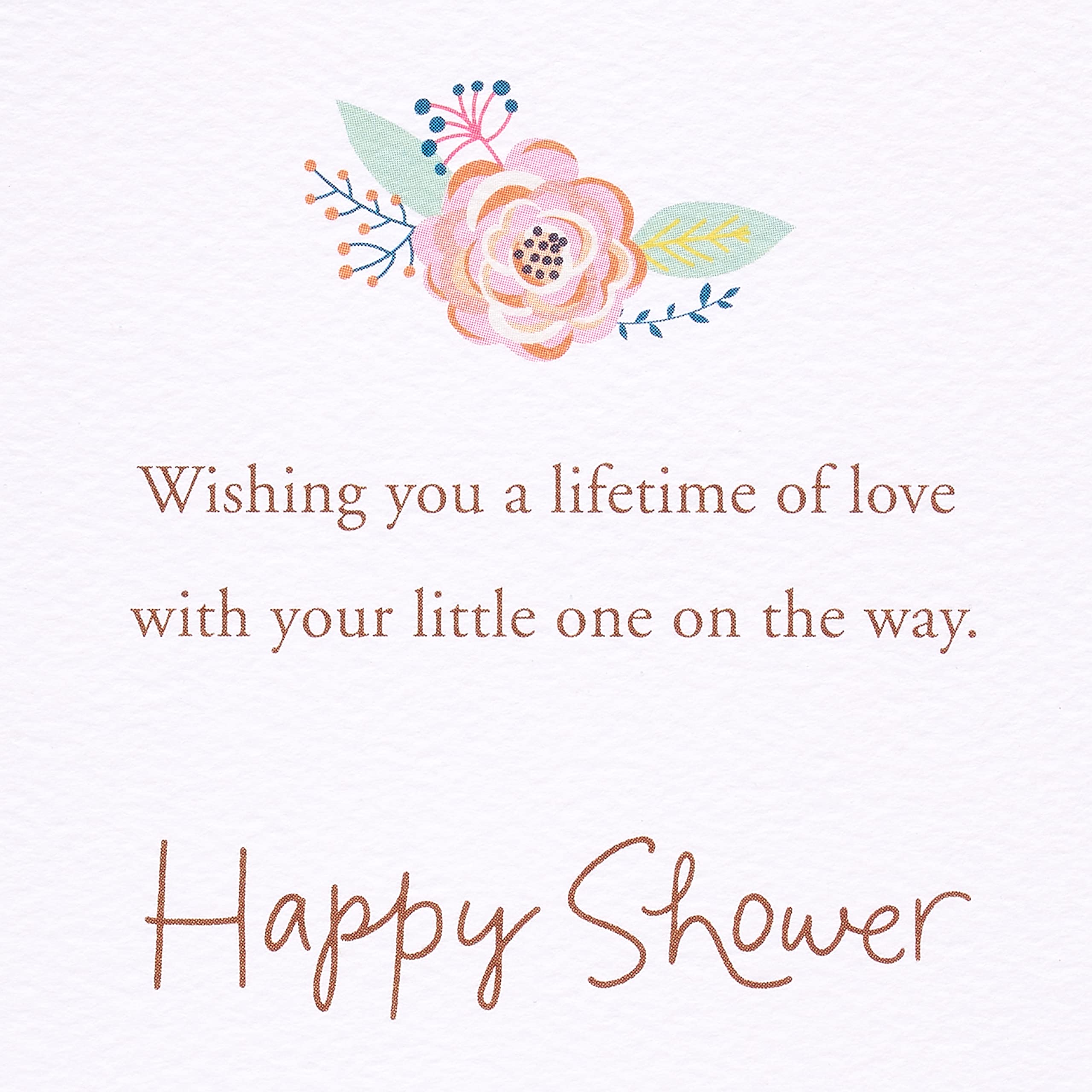 American Greetings Baby Girl Card (Lifetime of Love) - Image 3