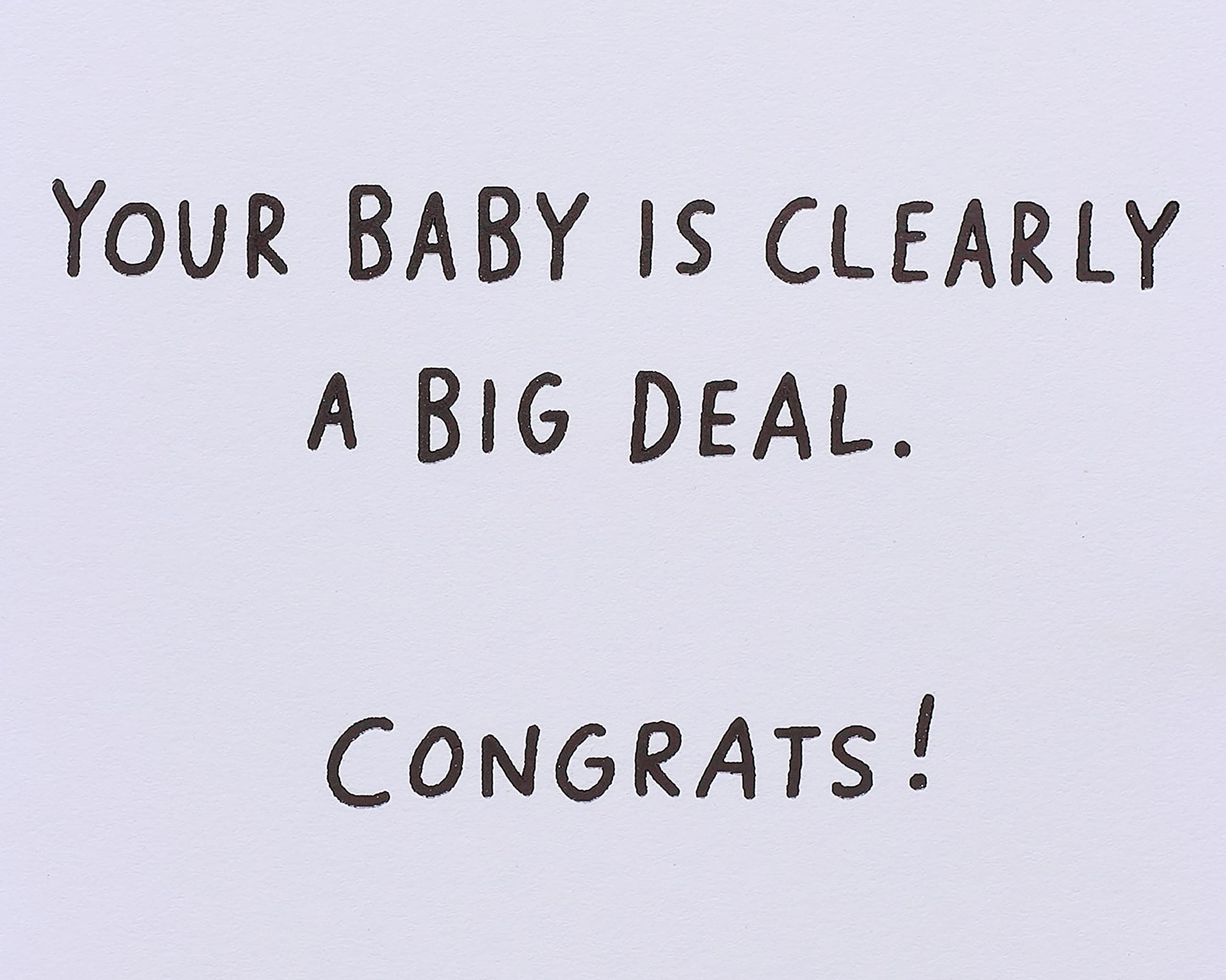American Greetings Baby Shower Card (A Big Deal) - Image 3