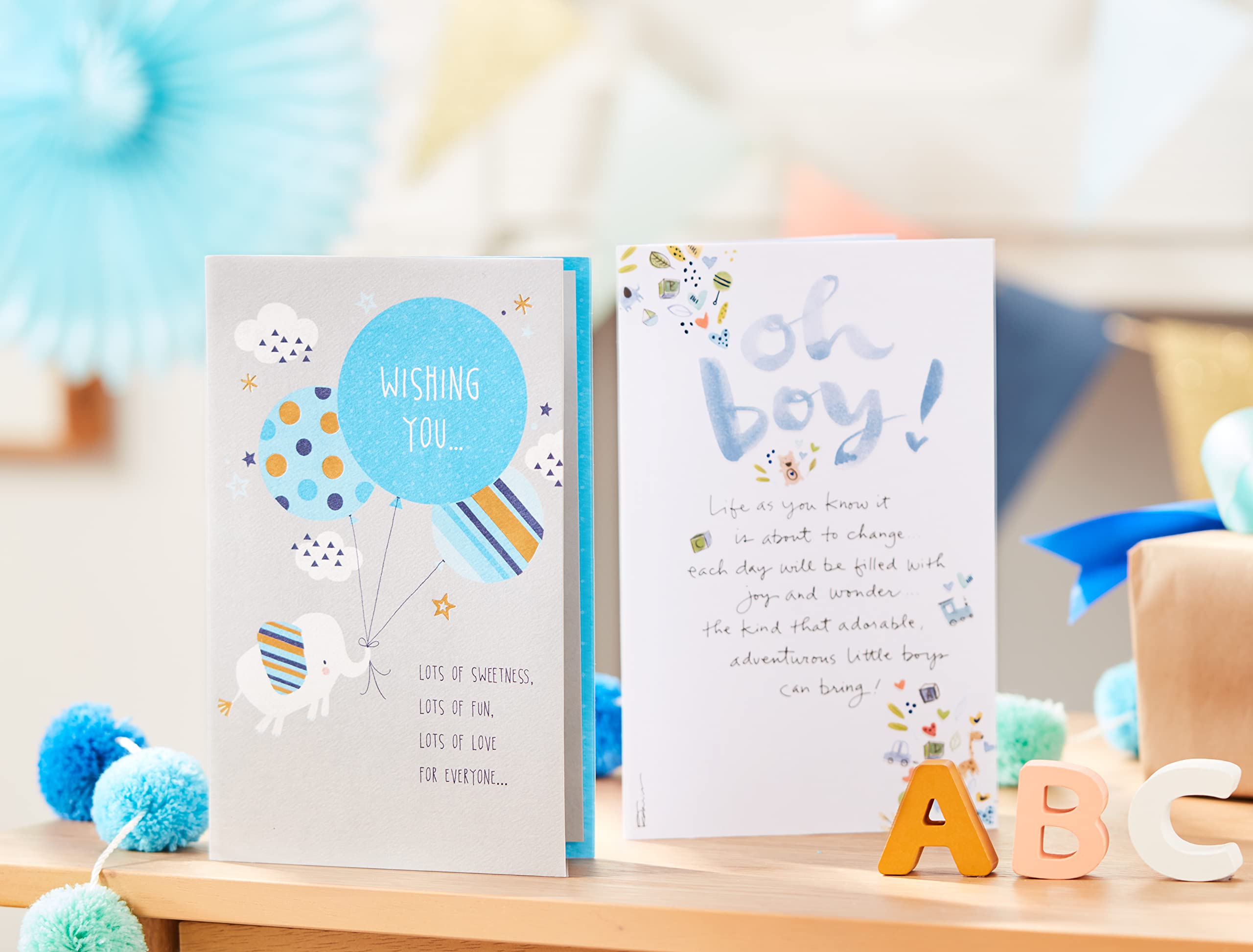 American Greetings Baby Shower Card for Boy (New Little One) - Image 6
