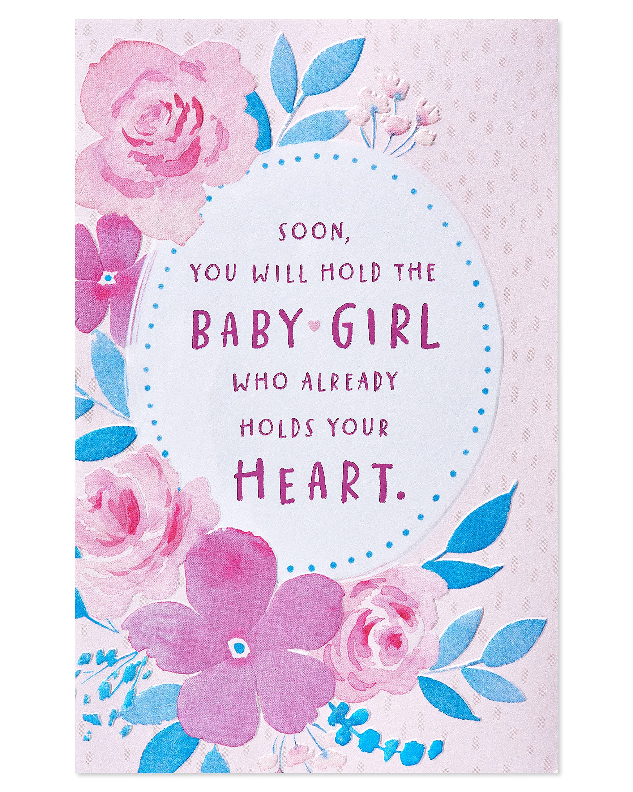 American Greetings Baby Shower Card for Girl (Count Down the Days) - Image 4