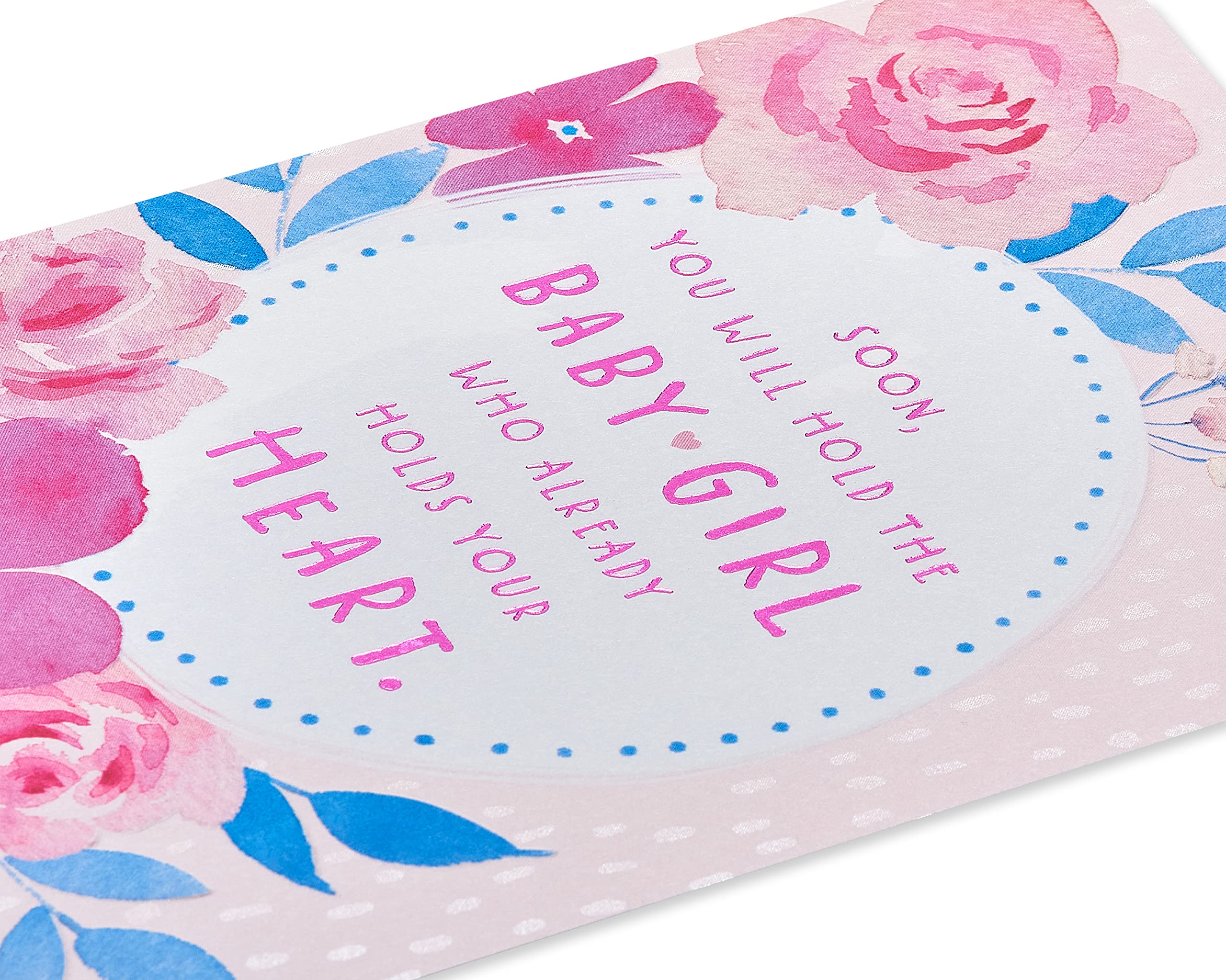 American Greetings Baby Shower Card for Girl (Count Down the Days) - Image 5