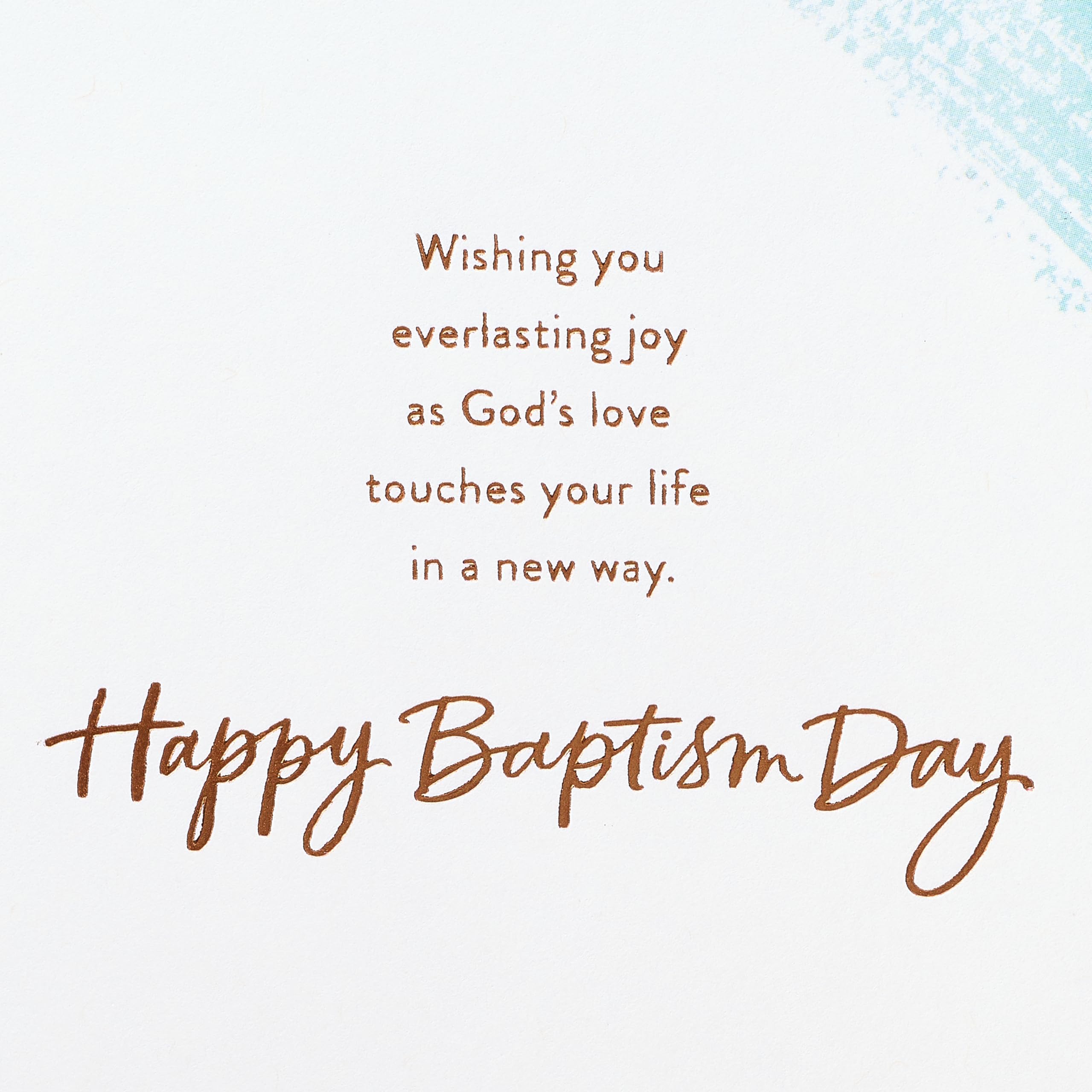 American Greetings Baptism Card (God's Love) - Image 3